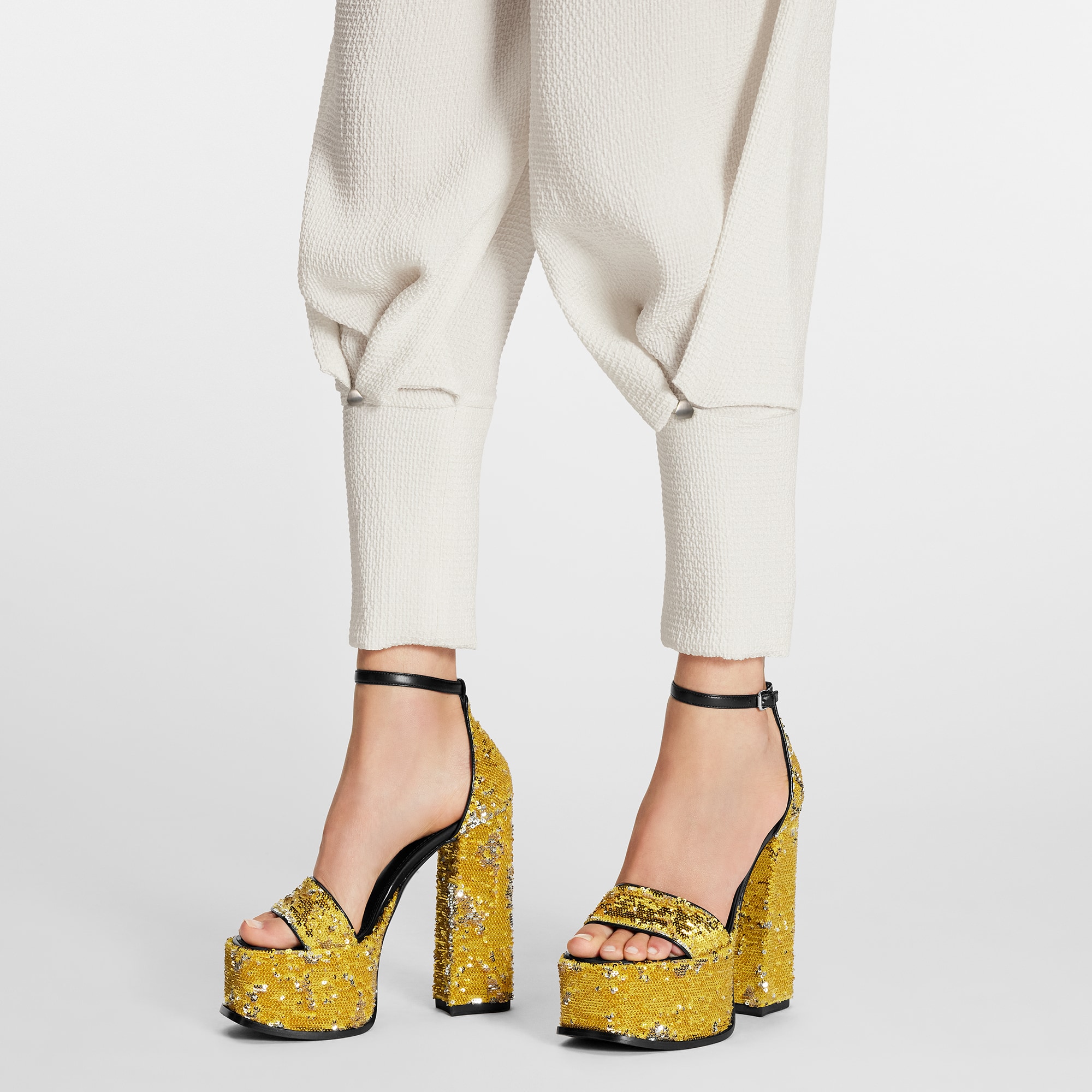 Louis Vuitton Fame Platform Sandal – Women – Shoes 1AB3AI Yellow