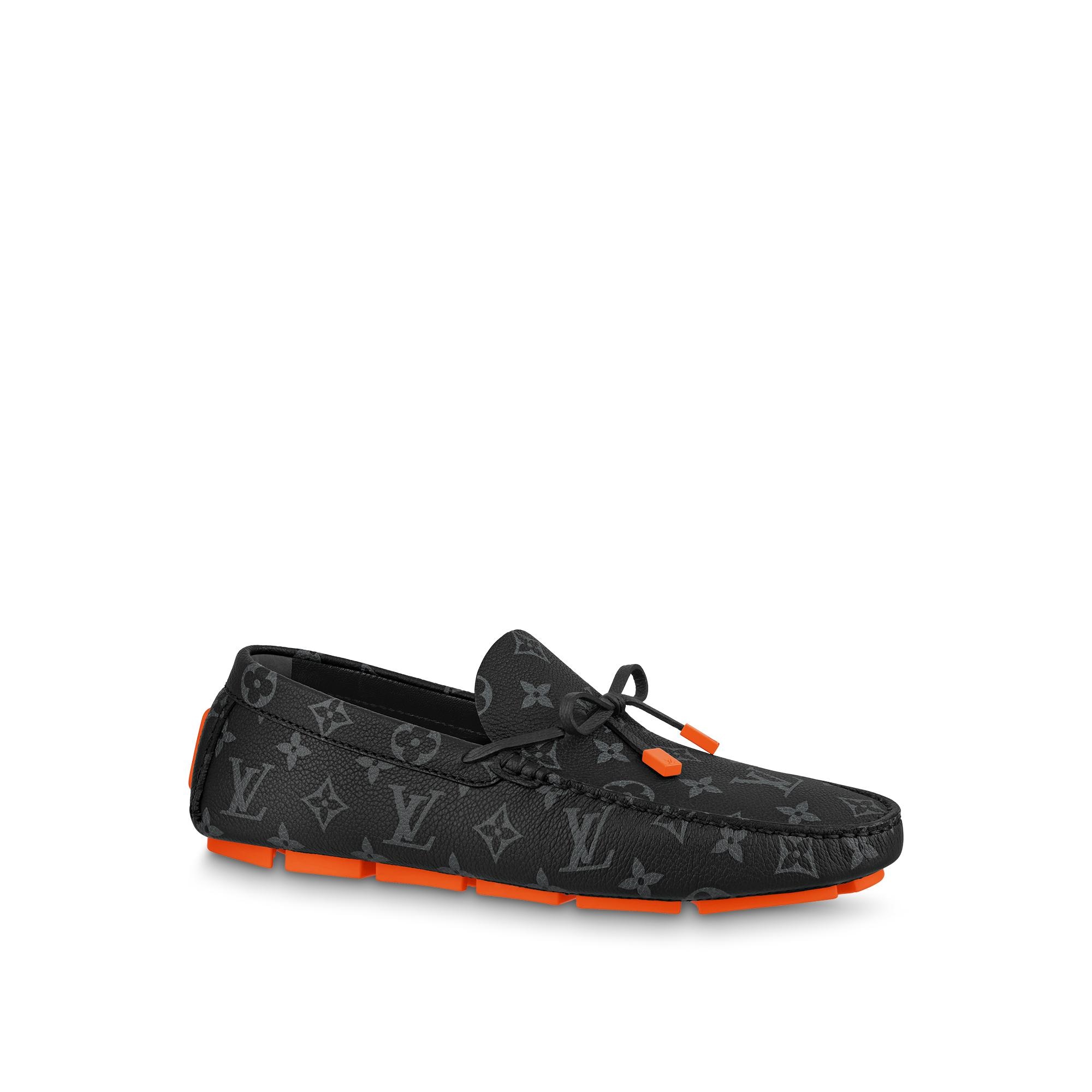 Louis Vuitton LV Driver Moccasin – Men – Shoes 1AAF3S Monogram Eclipse