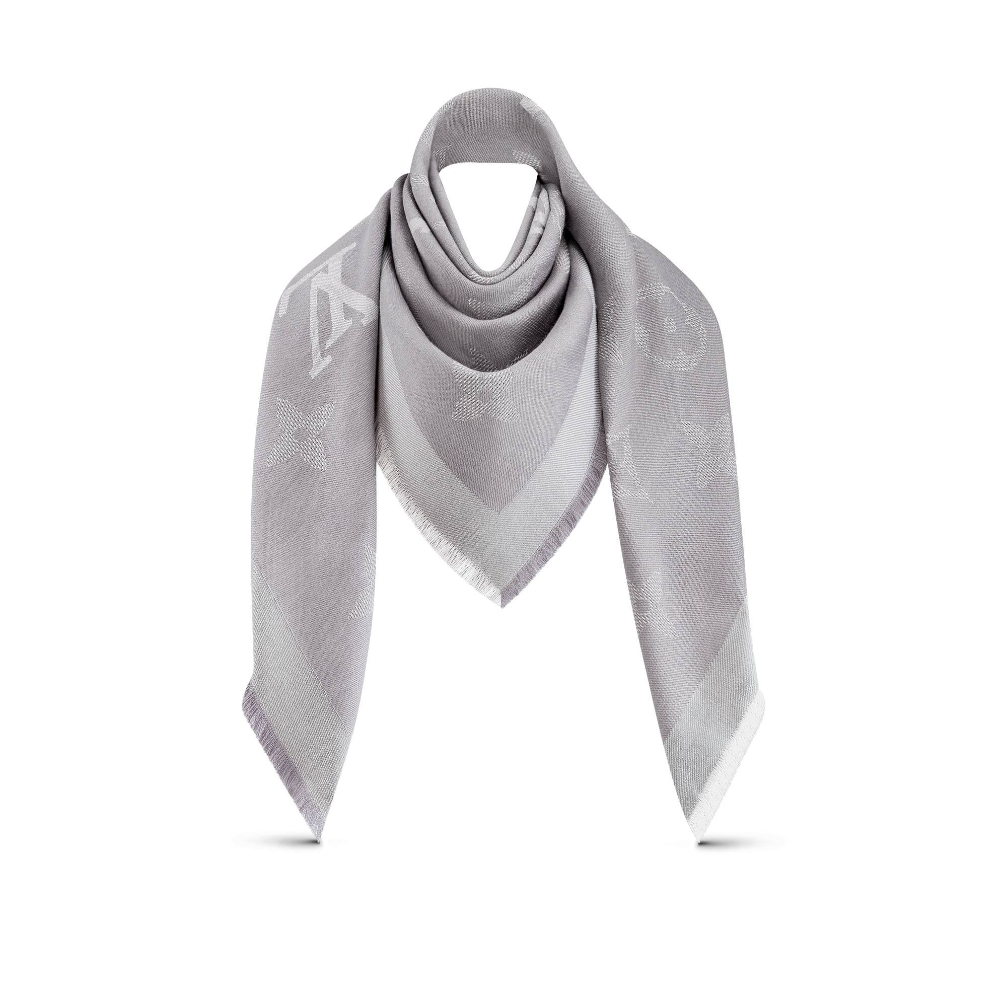 Louis Vuitton LV Harmony Shawl – Women – Accessories M78175 Grey