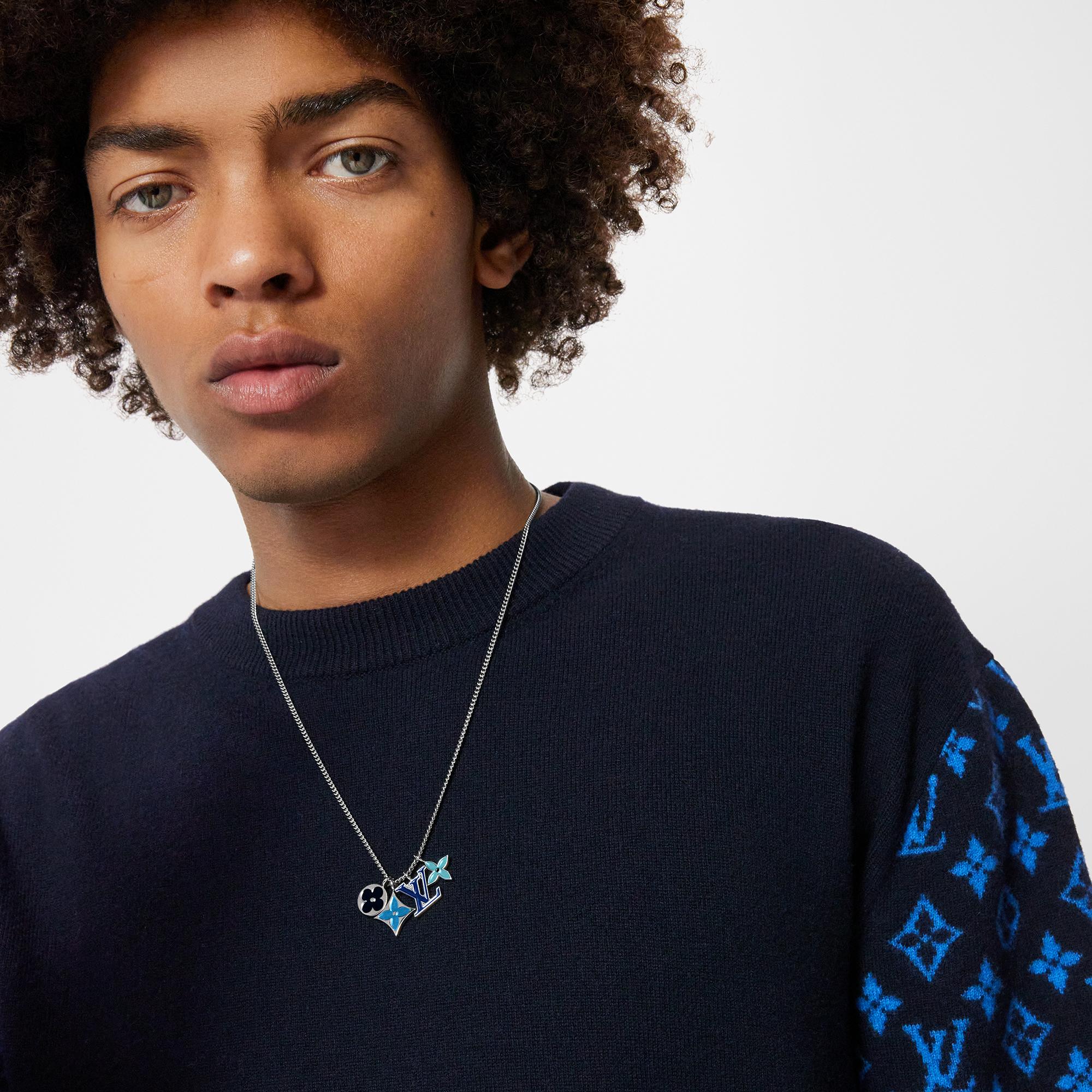 Louis Vuitton LV Instinct Enamelled Necklace – Men – Accessories M00917