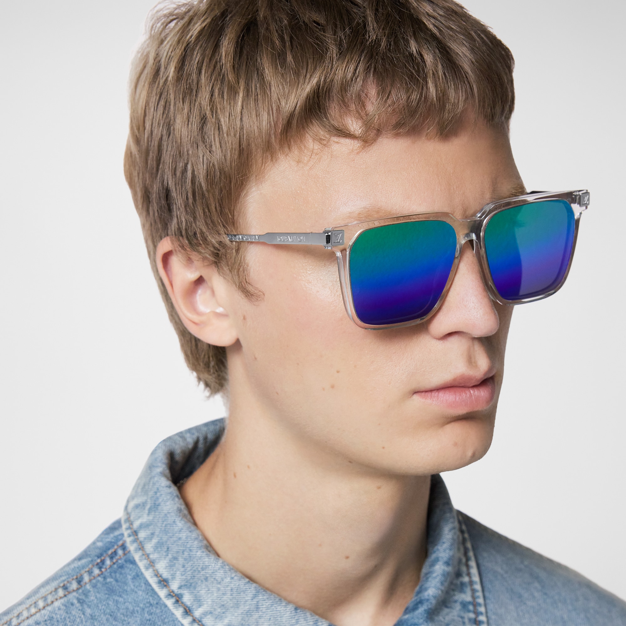 Louis Vuitton LV Rise Square Sunglasses – Men – Accessories Z1825E Multicolored