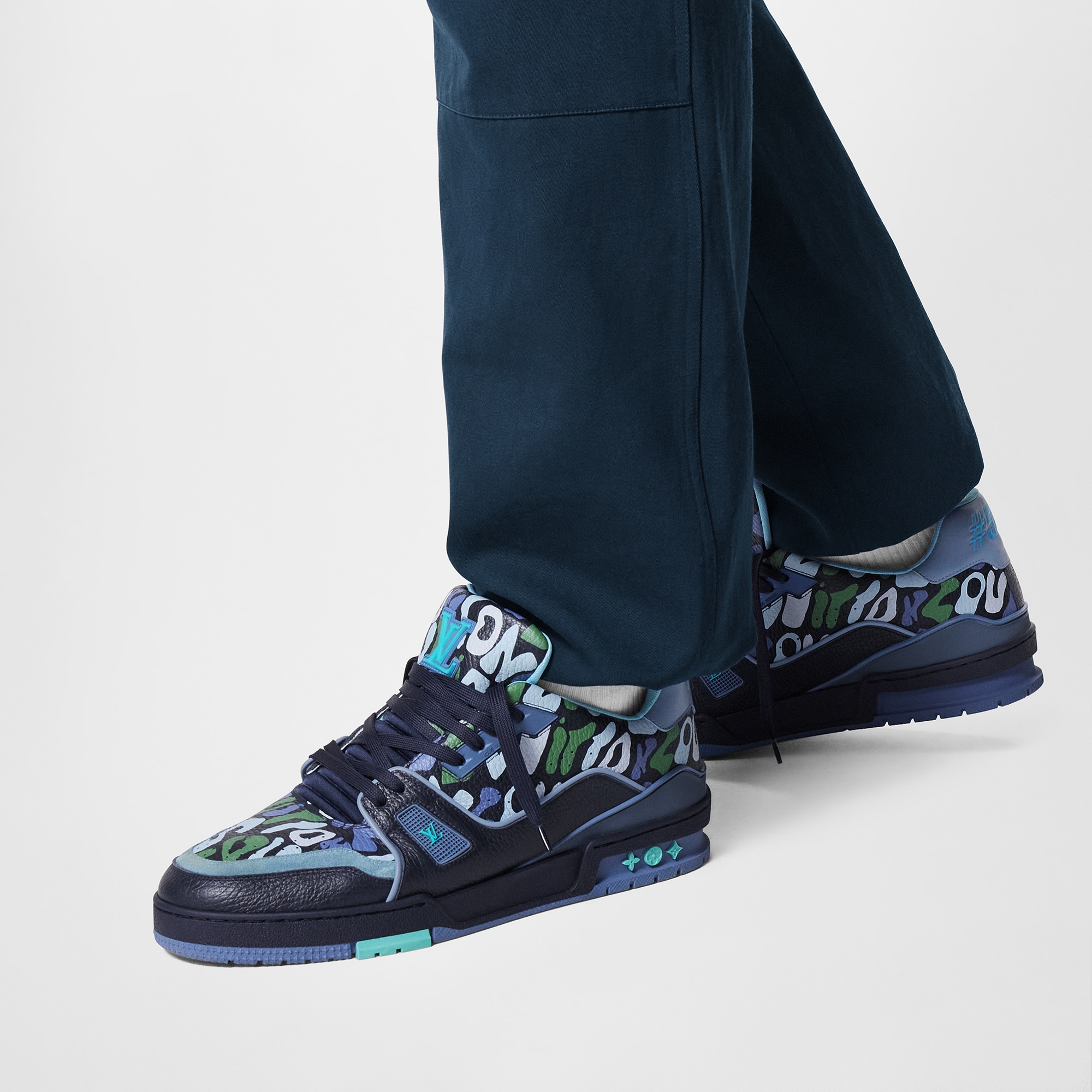 Louis Vuitton LV Trainer Sneaker – Men – Shoes 1AARXT Marine
