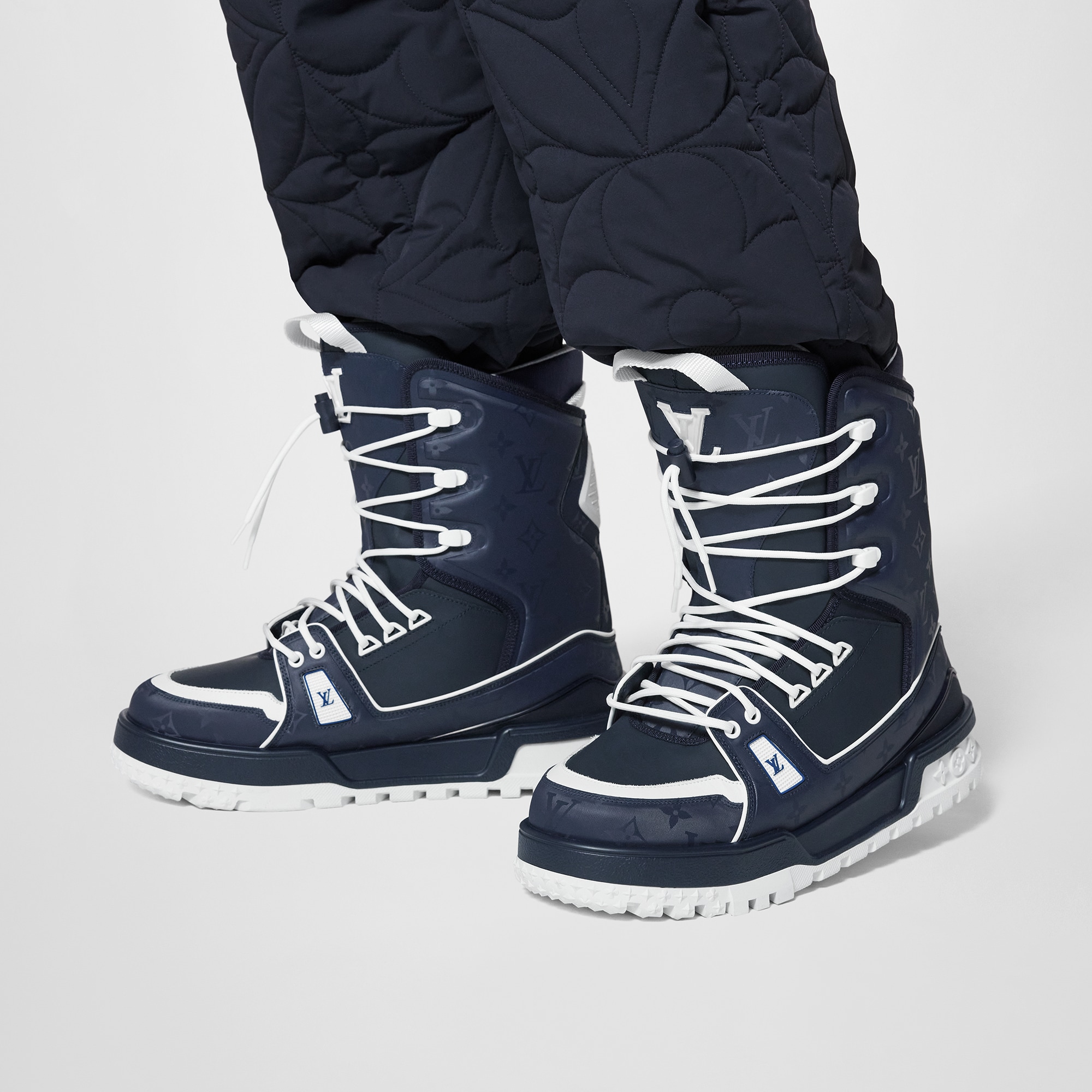 Louis Vuitton LV Trainer Snow Snow Boot – Men – Shoes 1AAS78 Marine