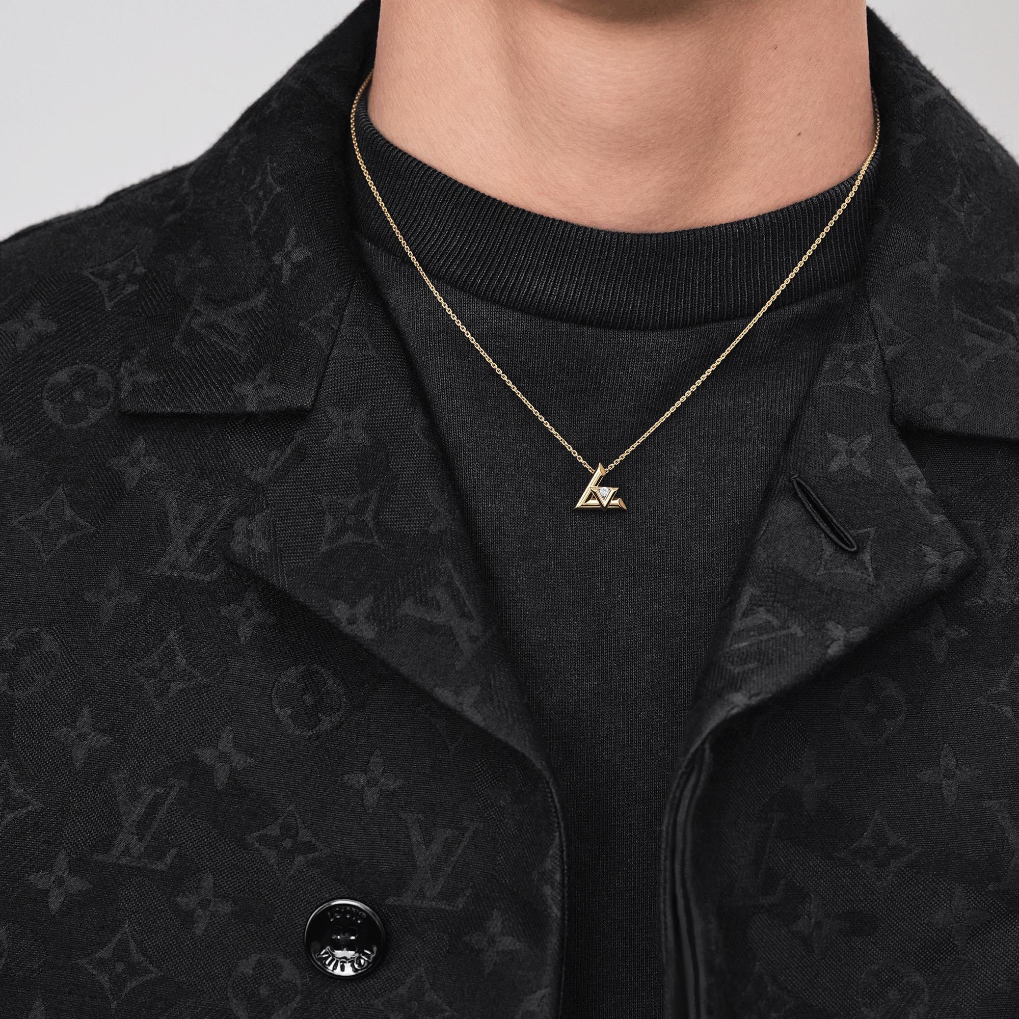 Louis Vuitton LV Volt One Small Pendant, Yellow Gold And Diamond – Jewelry – Categories Q93805