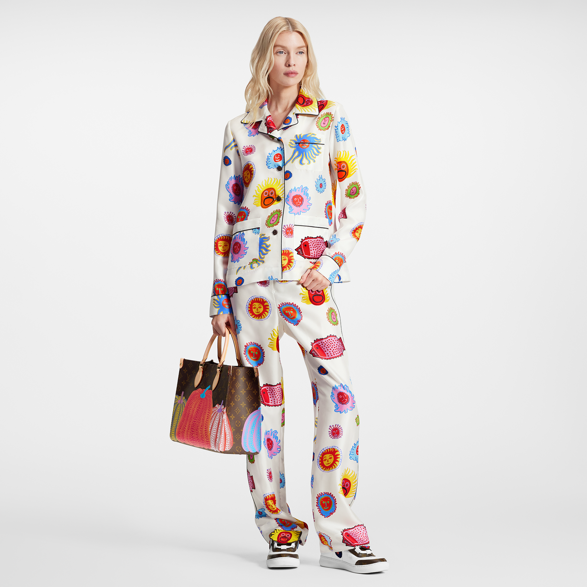 Louis Vuitton LV x YK Faces Pajama Pants – Women – Ready-to-Wear 1AB7YS