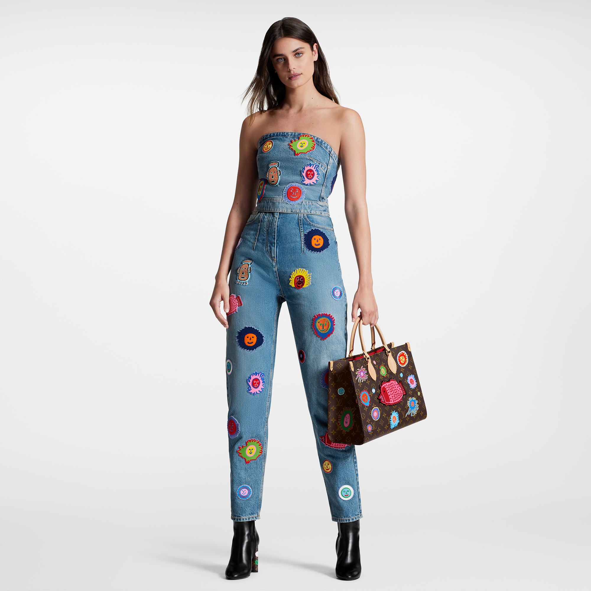Louis Vuitton LV x YK Faces Patches Bustier – Women – Ready-to-Wear 1AB7SU