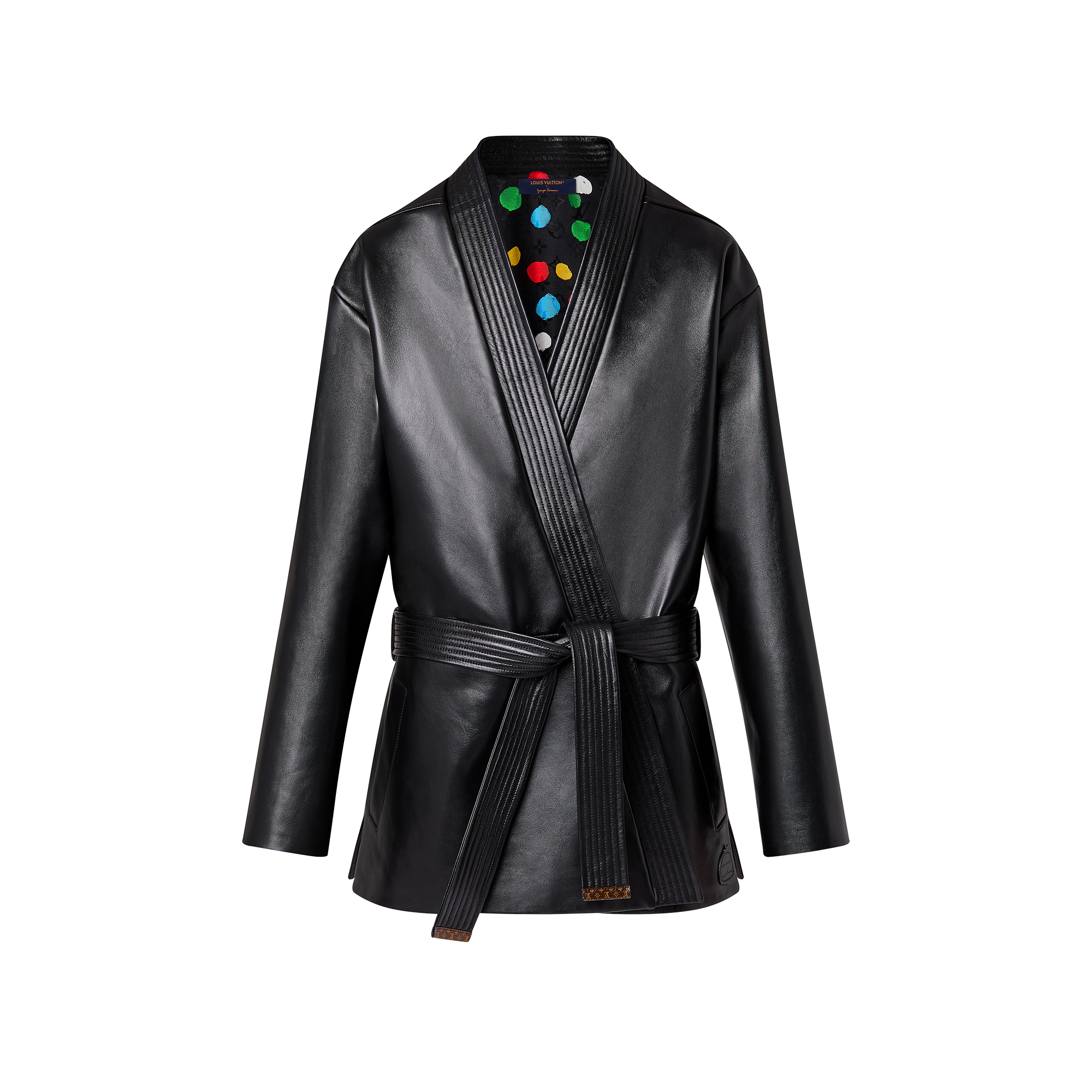 Louis Vuitton LV x YK Leather Wrap Jacket – Women – Ready-to-Wear 1AB7UE