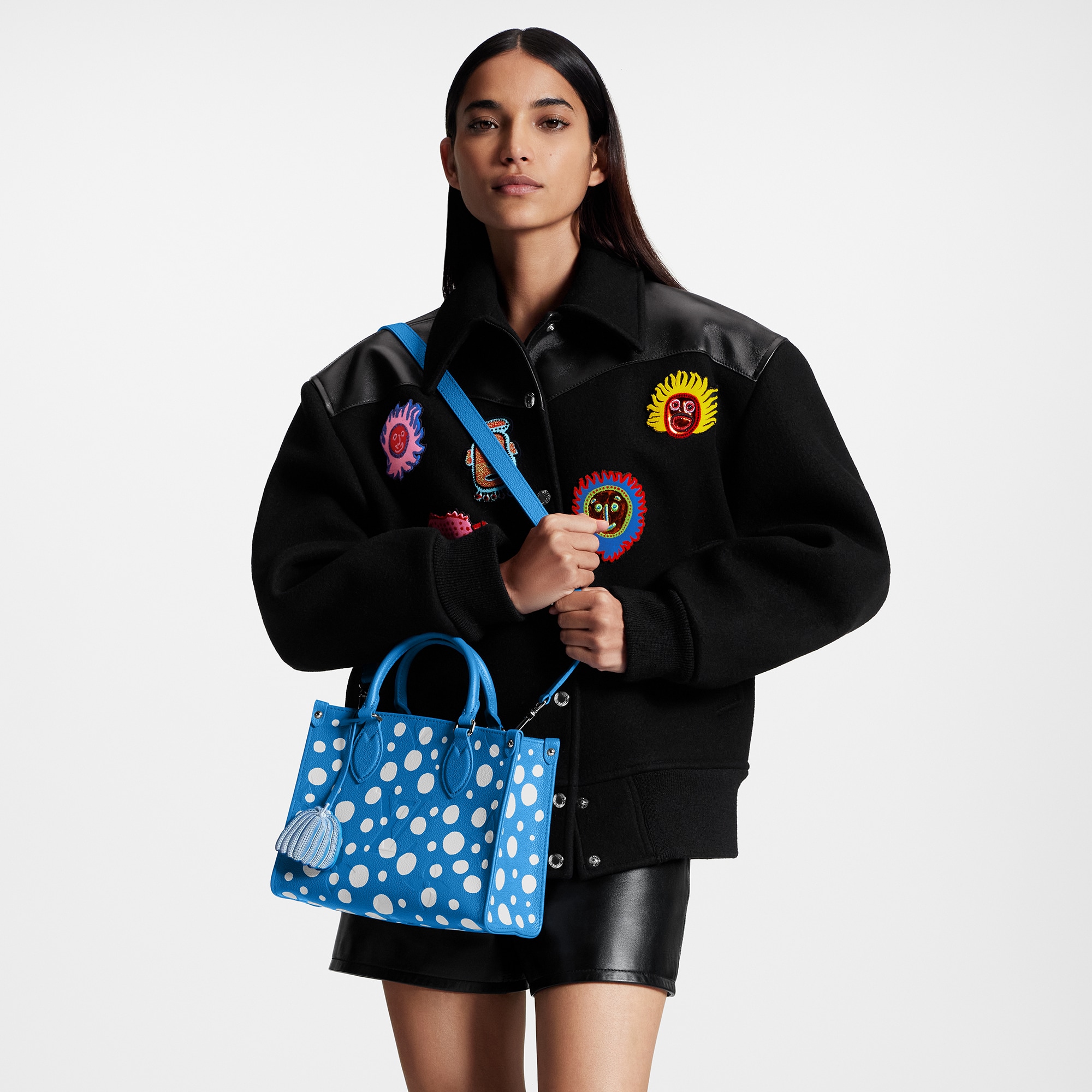 Louis Vuitton LV x YK OnTheGo PM Monogram Empreinte Leather – Women – Handbags M46424 BLEU BLANC