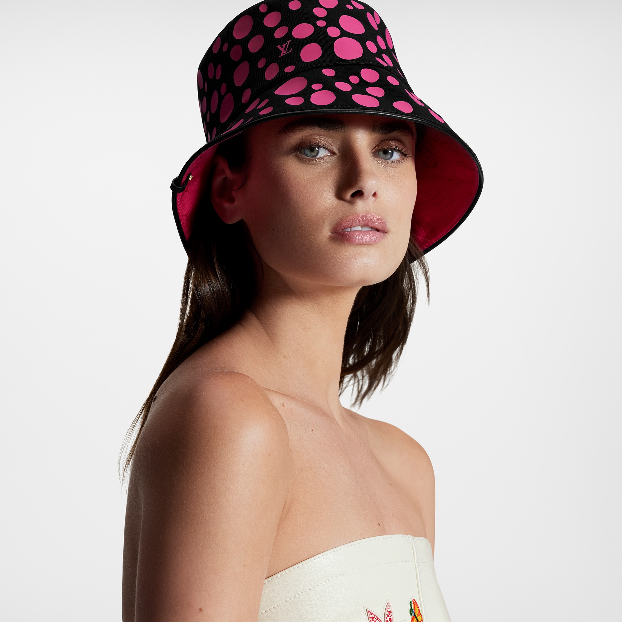 Louis Vuitton LV x YK Reversible Infinity Dots Bucket Hat – Women – Accessories M7075M