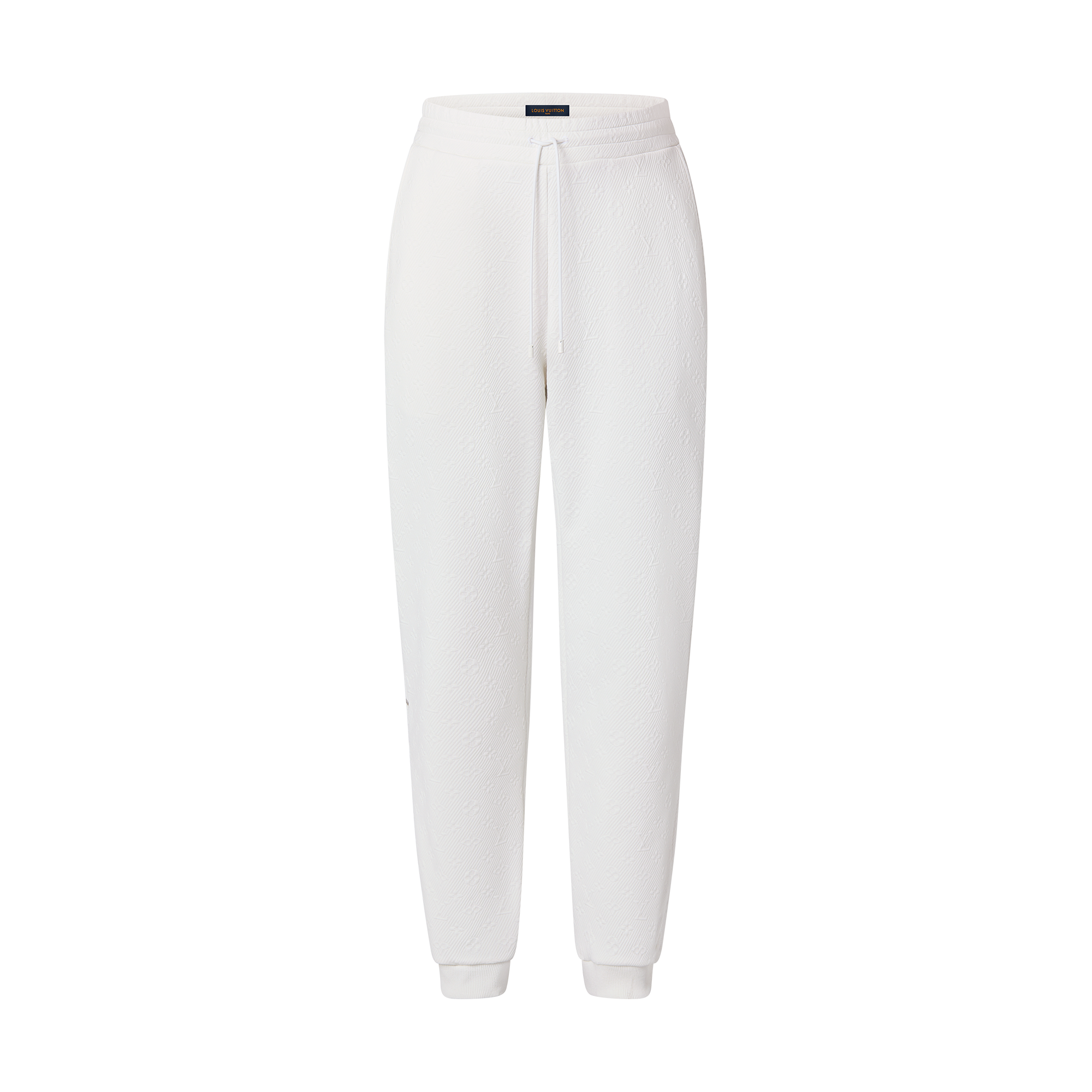 Louis Vuitton LVSE Monogram Fleece Jogpants – Men – Ready-to-Wear 1AATU9 Milk White