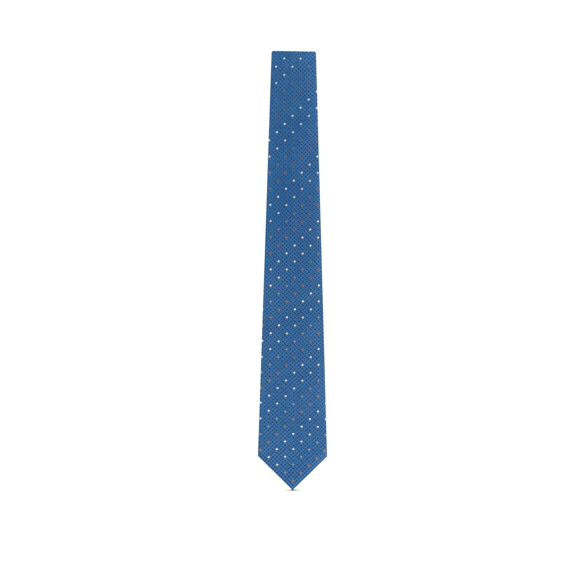 Louis Vuitton MNG Dots Tie – Men – Accessories M77831 Blue