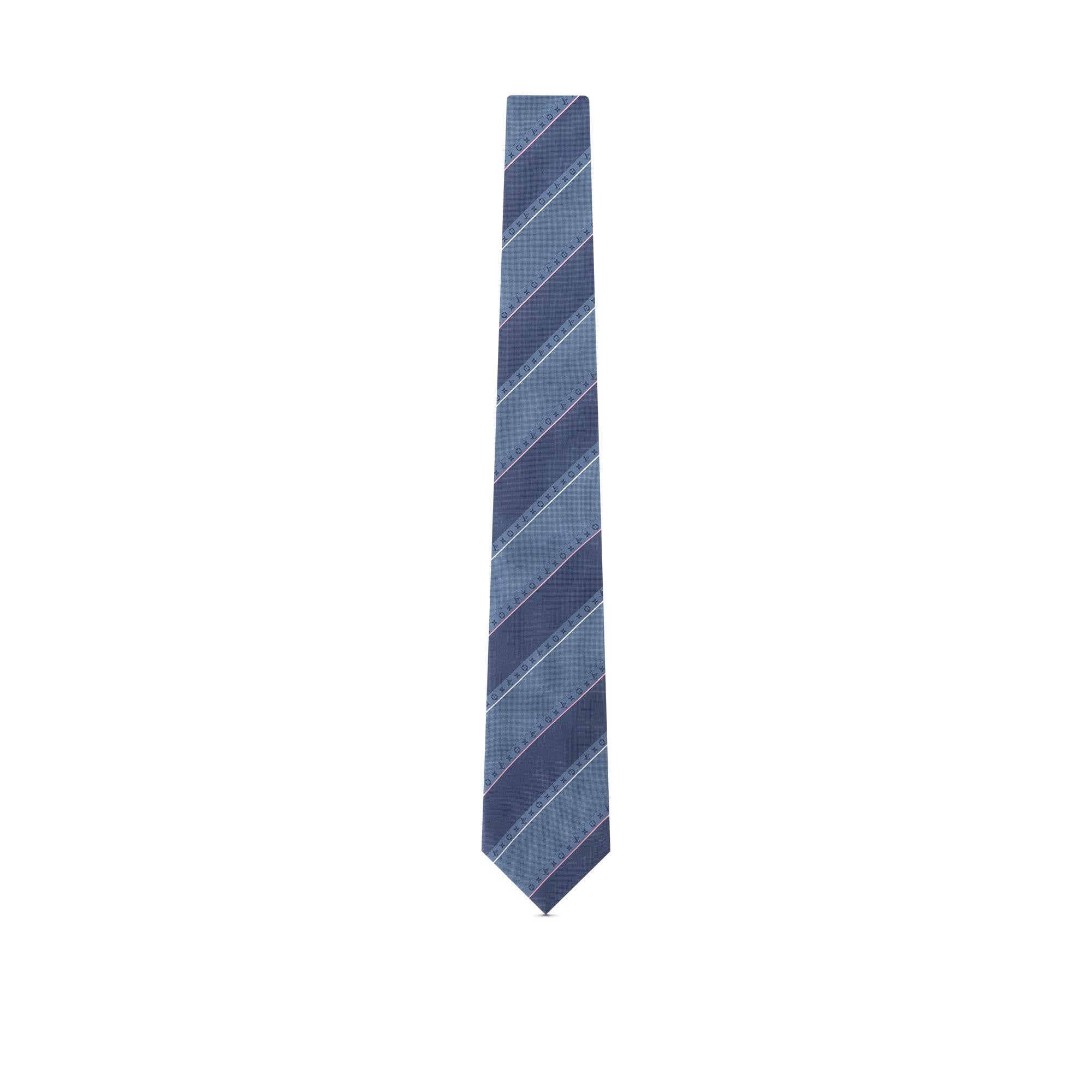 Louis Vuitton MNG Stripes Tie – Men – Accessories M77833 Blue