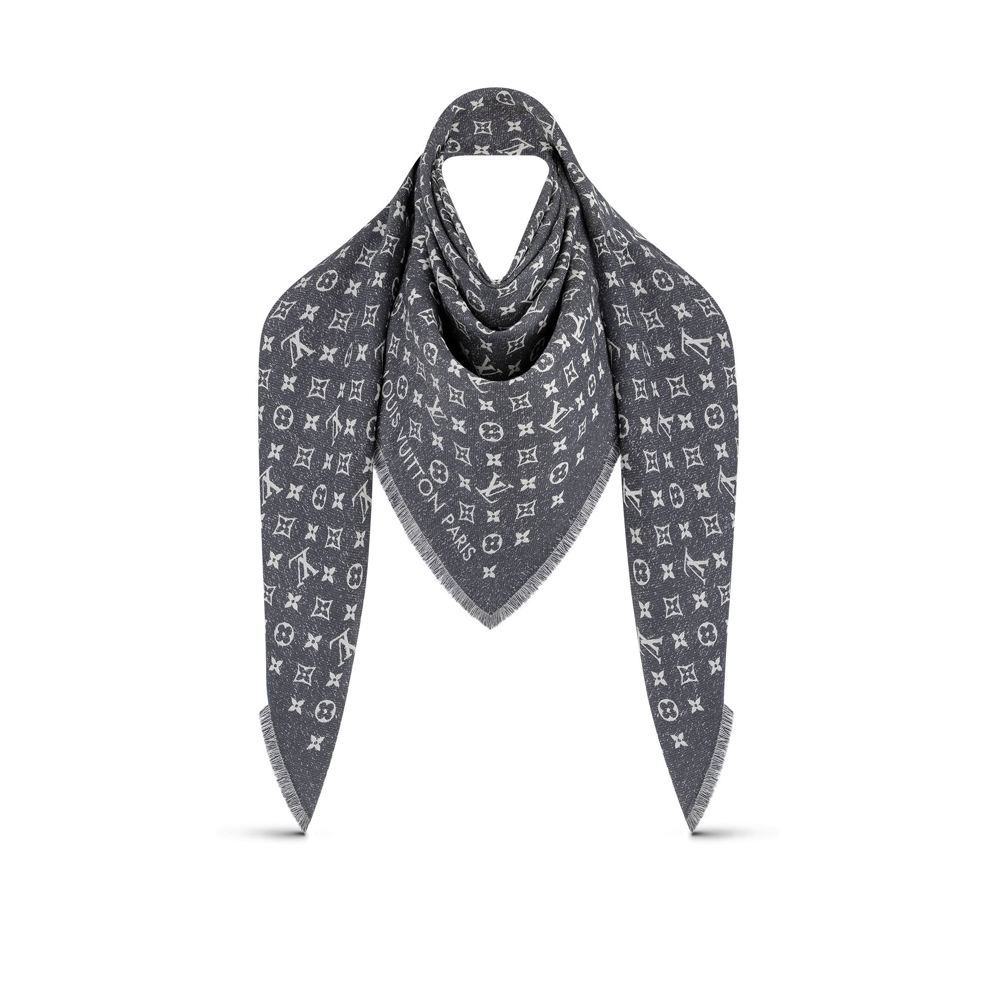 Louis Vuitton Monogram Jacquard Denim Shawl – Women – Accessories M78228