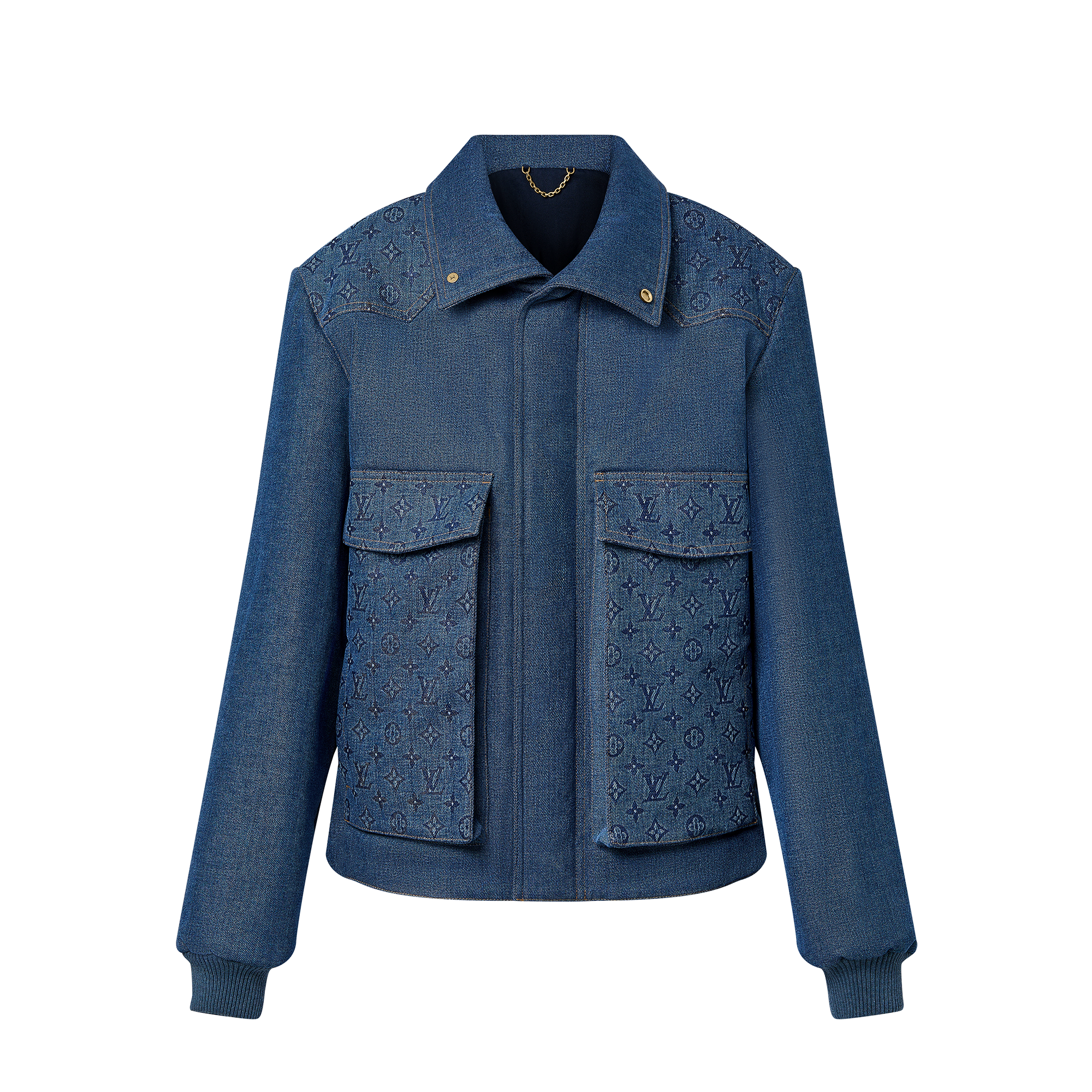 Louis Vuitton Monogram Padded Denim Jacket – Men – Ready-to-Wear 1AATPS