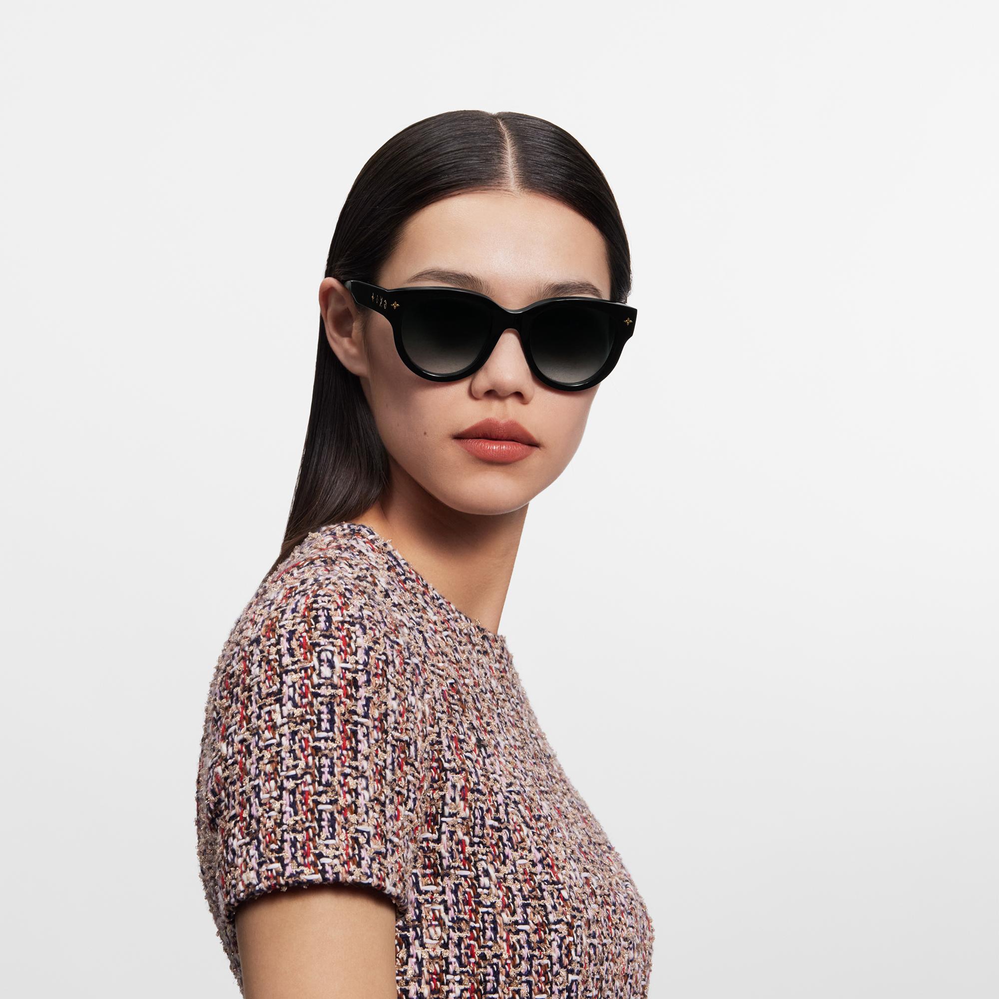 Louis Vuitton My Monogram Round Sunglasses – Women – Accessories Z1526W Black
