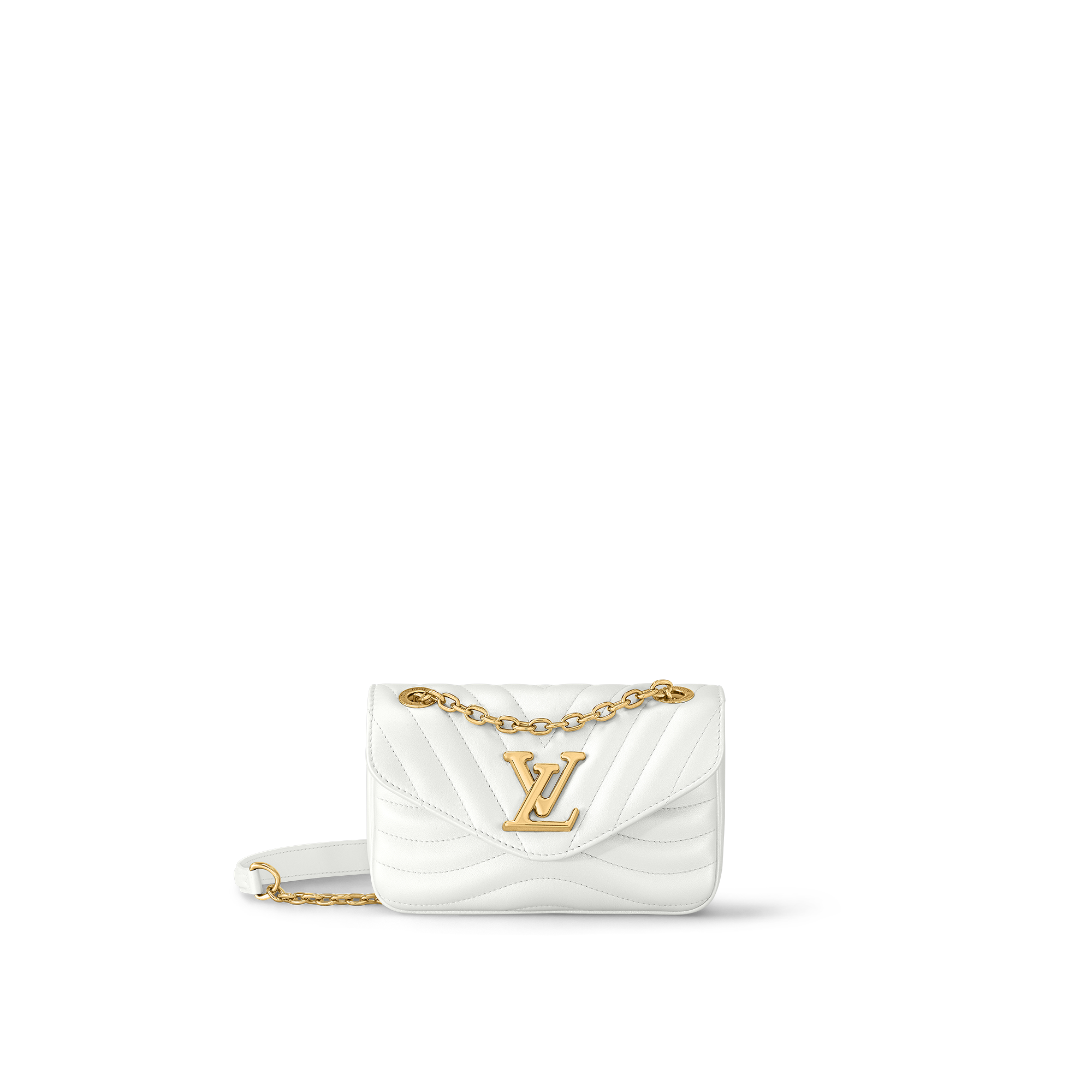 Louis Vuitton New Wave Chain Bag PM H24 – Women – Handbags M20988 Snow