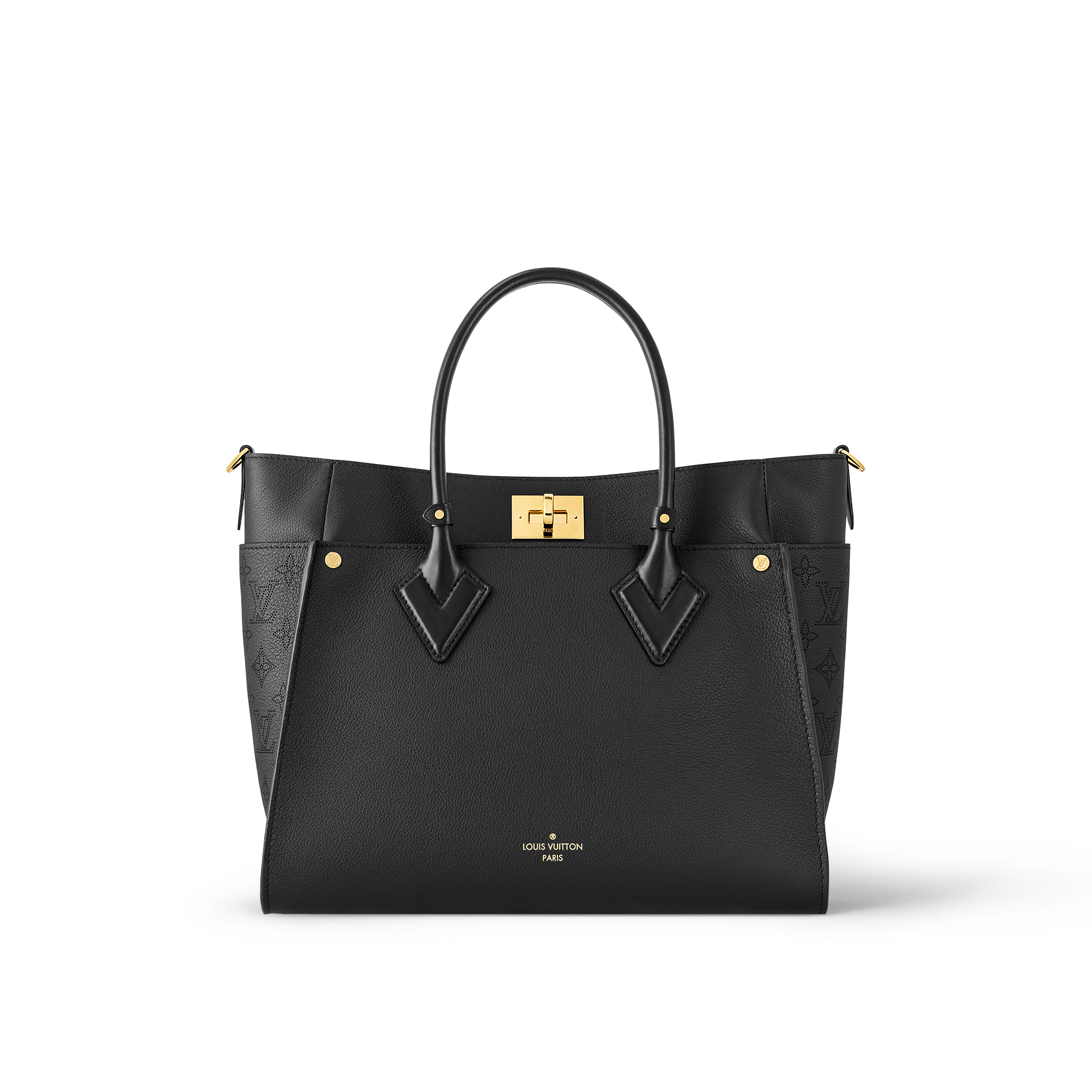 Louis Vuitton On My Side GM High End Leathers – Women – Handbags M22225 Black