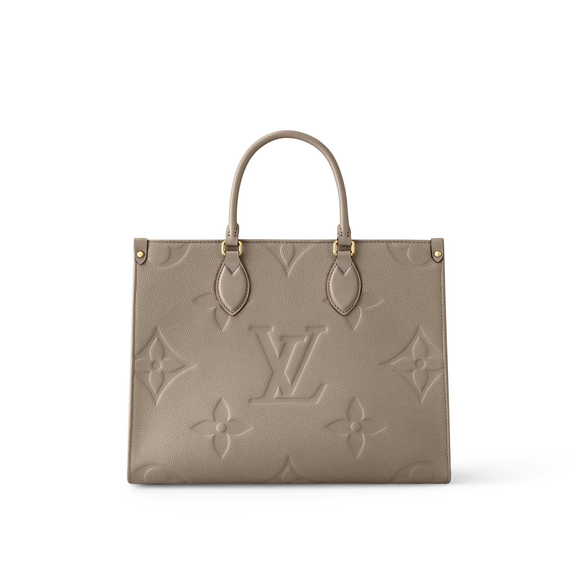 Louis Vuitton Onthego MM Monogram Empreinte Leather – Women – Handbags M45607 Turtledove