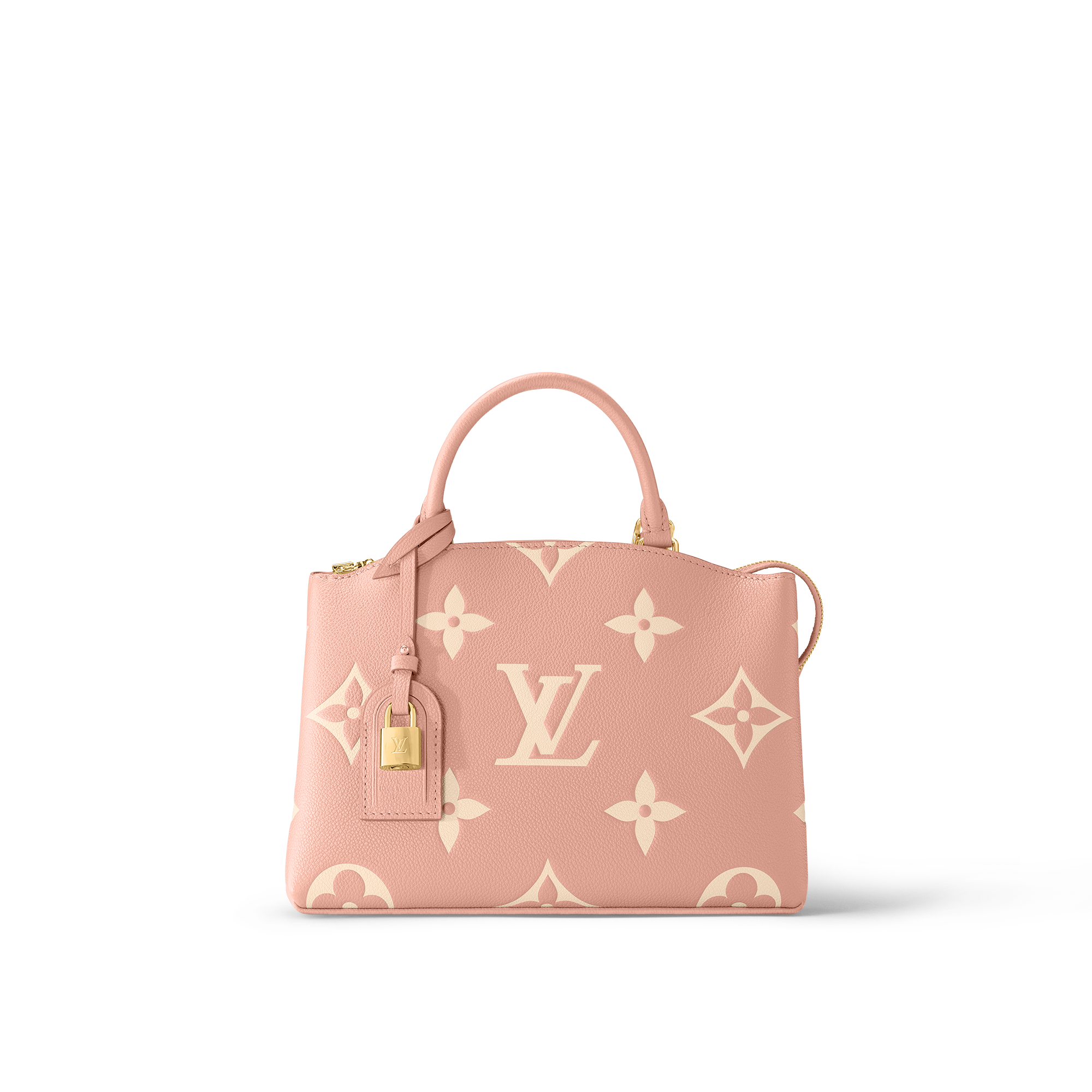 Louis Vuitton Petit Palais Monogram Empreinte Leather – Women – Handbags M46353 Rose Trianon / Crème