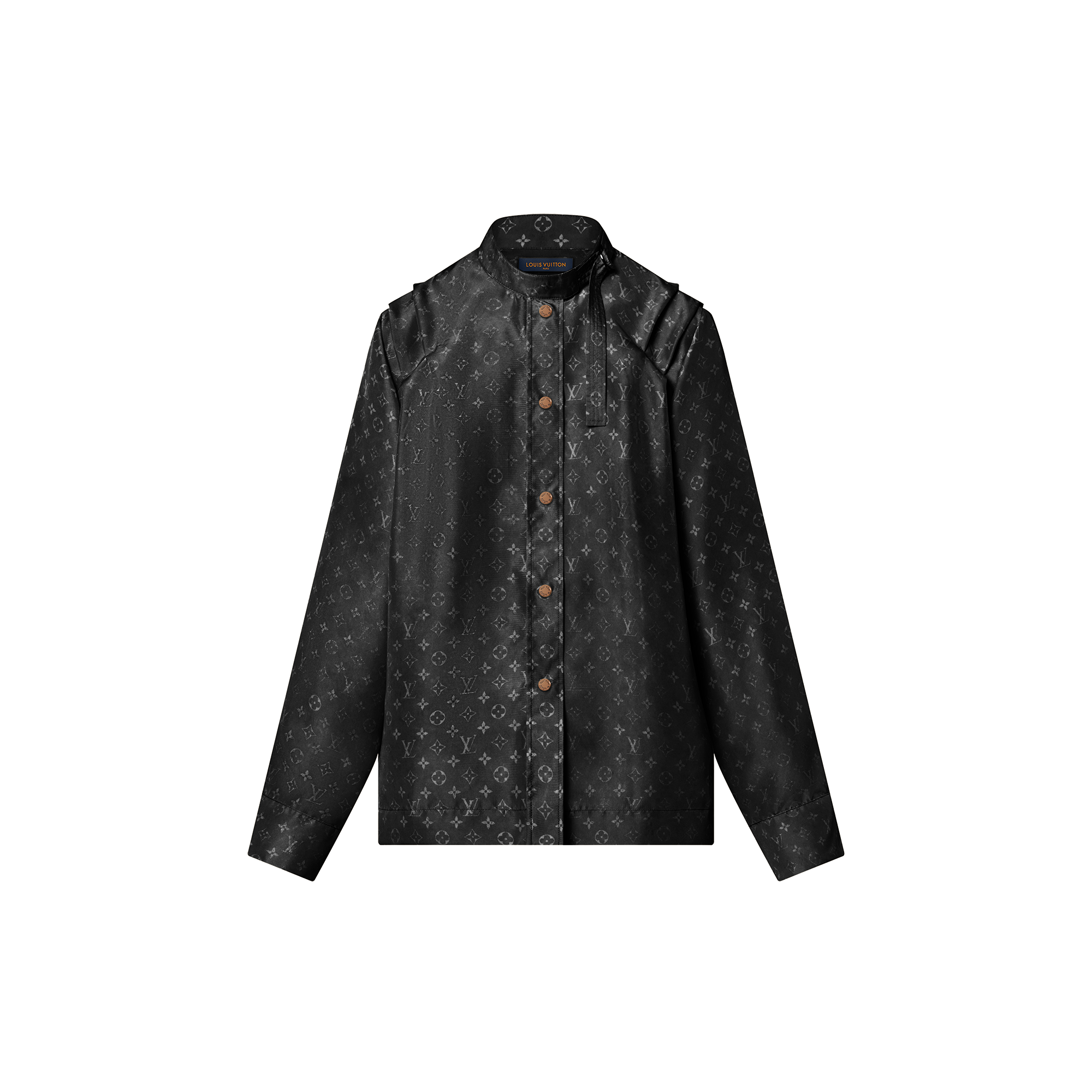 Louis Vuitton Pleat Shoulder Monogram Cloud Shirt – Women – Ready-to-Wear 1AAZ35