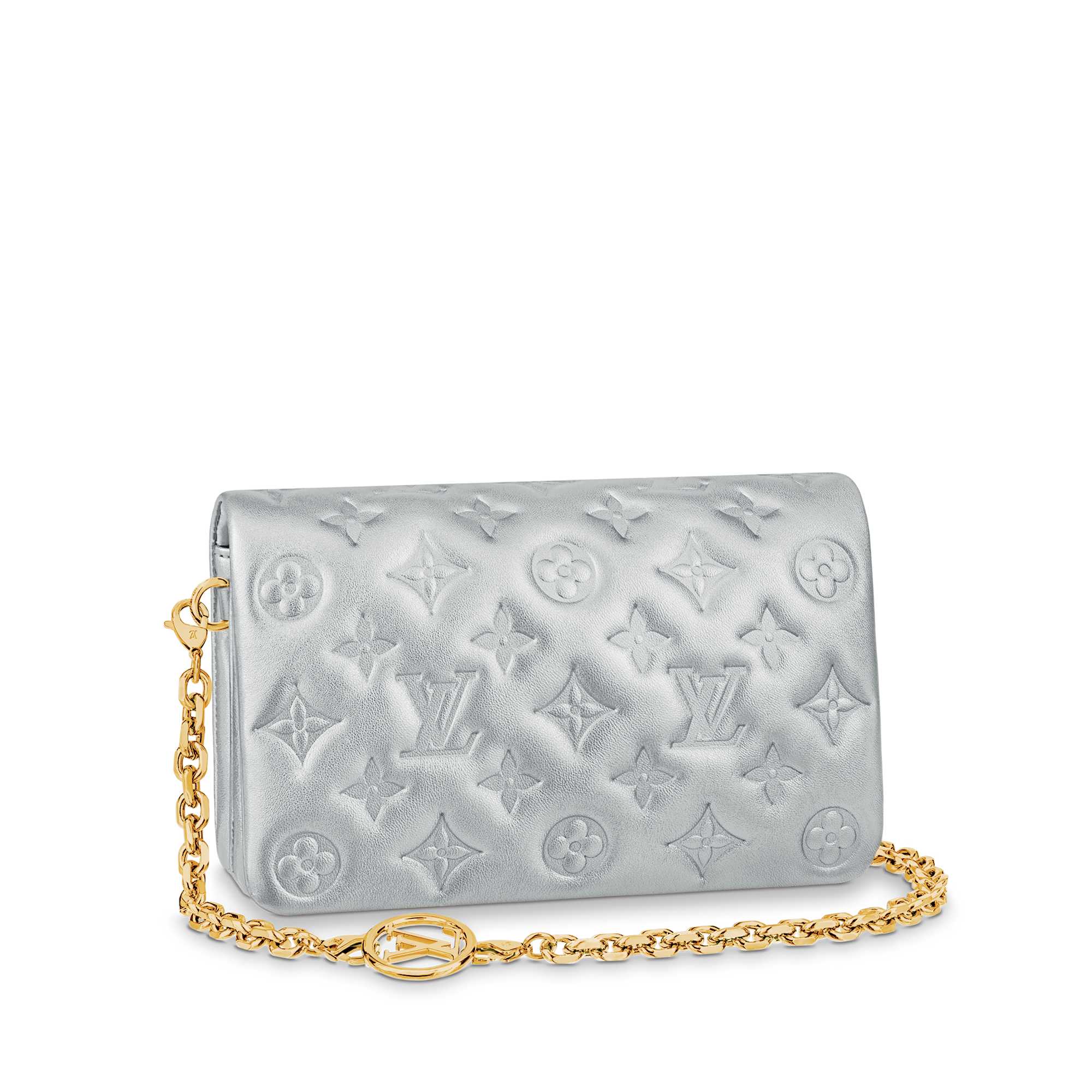 Louis Vuitton Pochette Coussin H27 – Women – Small Leather Goods M82017 Silver