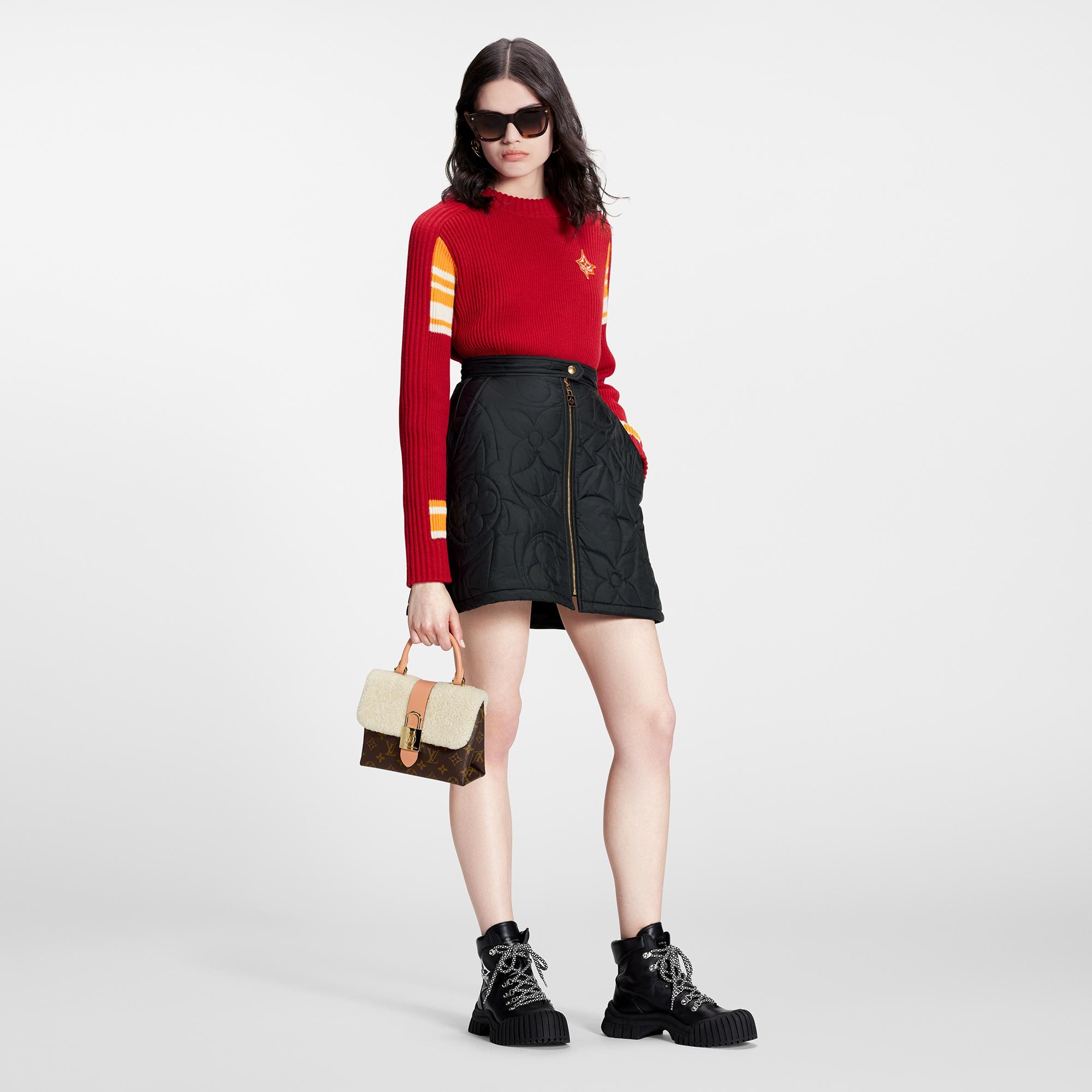 Louis Vuitton Quilted Monogram Mini Skirt – Women – Ready-to-Wear 1AAKEM Black