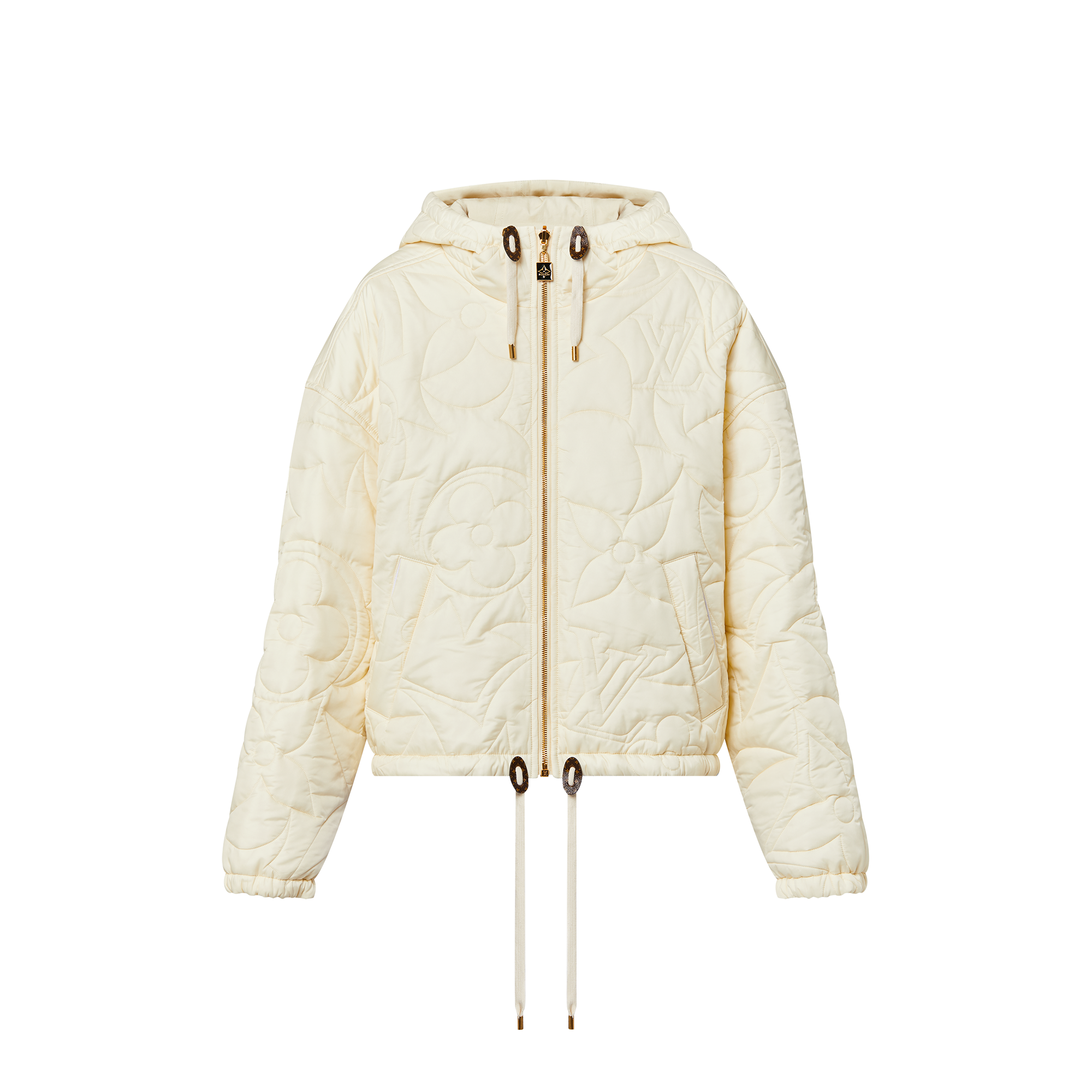 Louis Vuitton Reversible Quilted Monogram Parka – Women – Ready-to-Wear 1AAKBQ Egg Shell