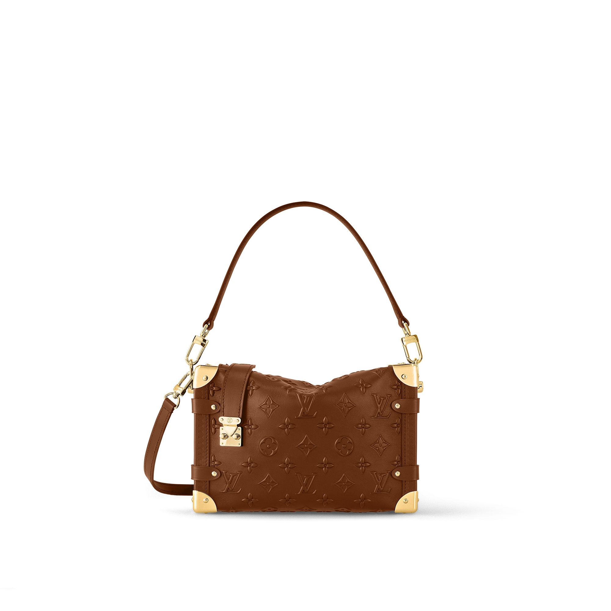 Louis Vuitton Side Trunk H27 – Women – Handbags M21741 Tan