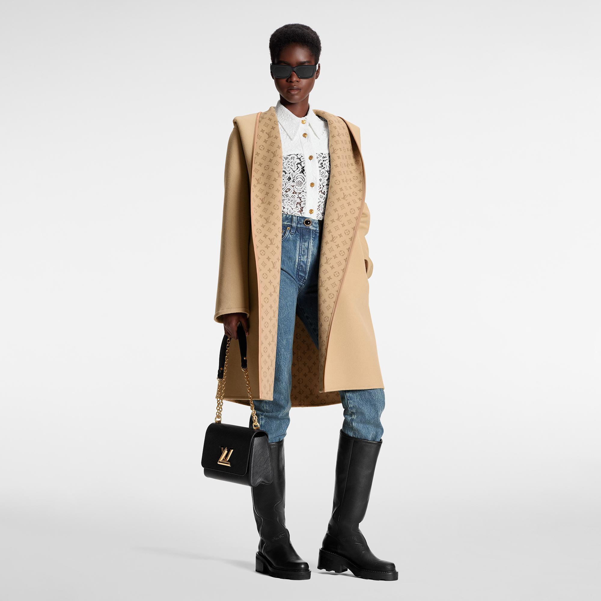 Louis Vuitton Signature Double Face Hooded Wrap Coat – Women – Ready-to-Wear 1AAASI Savane