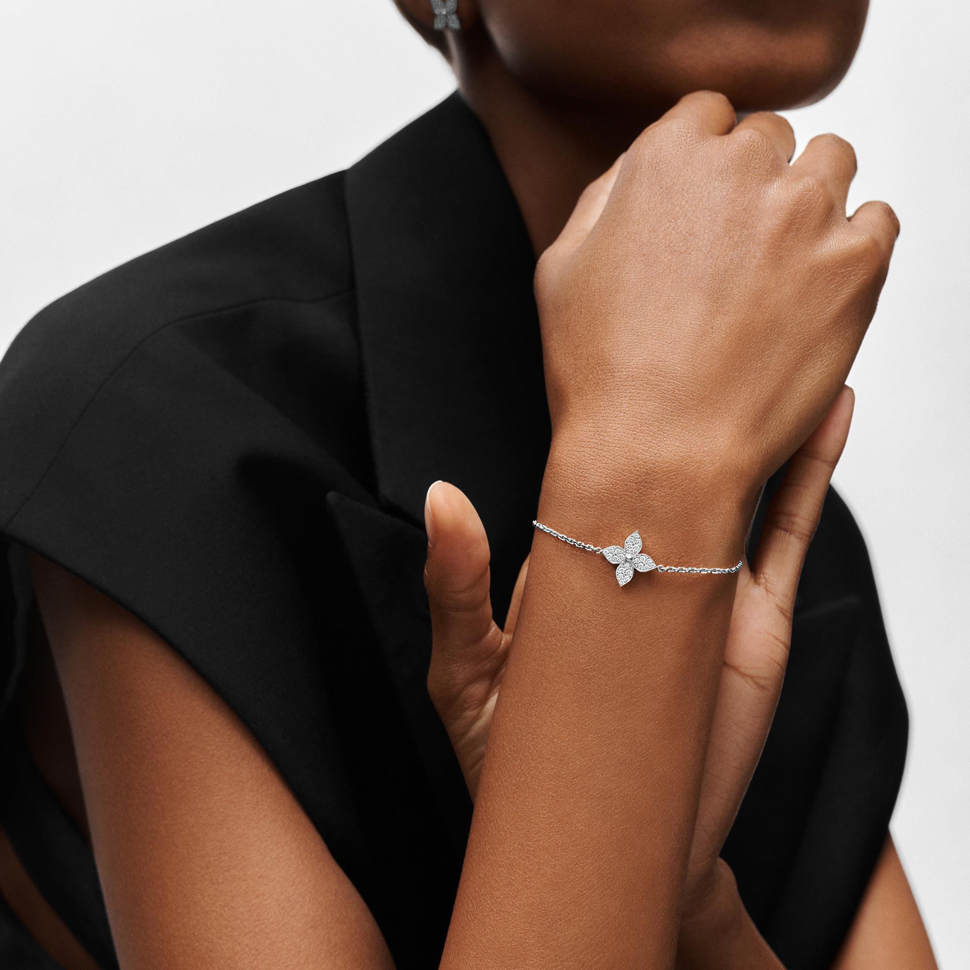 Louis Vuitton Star Blossom Bracelet, White Gold, Diamonds – Jewelry – Categories Q95912