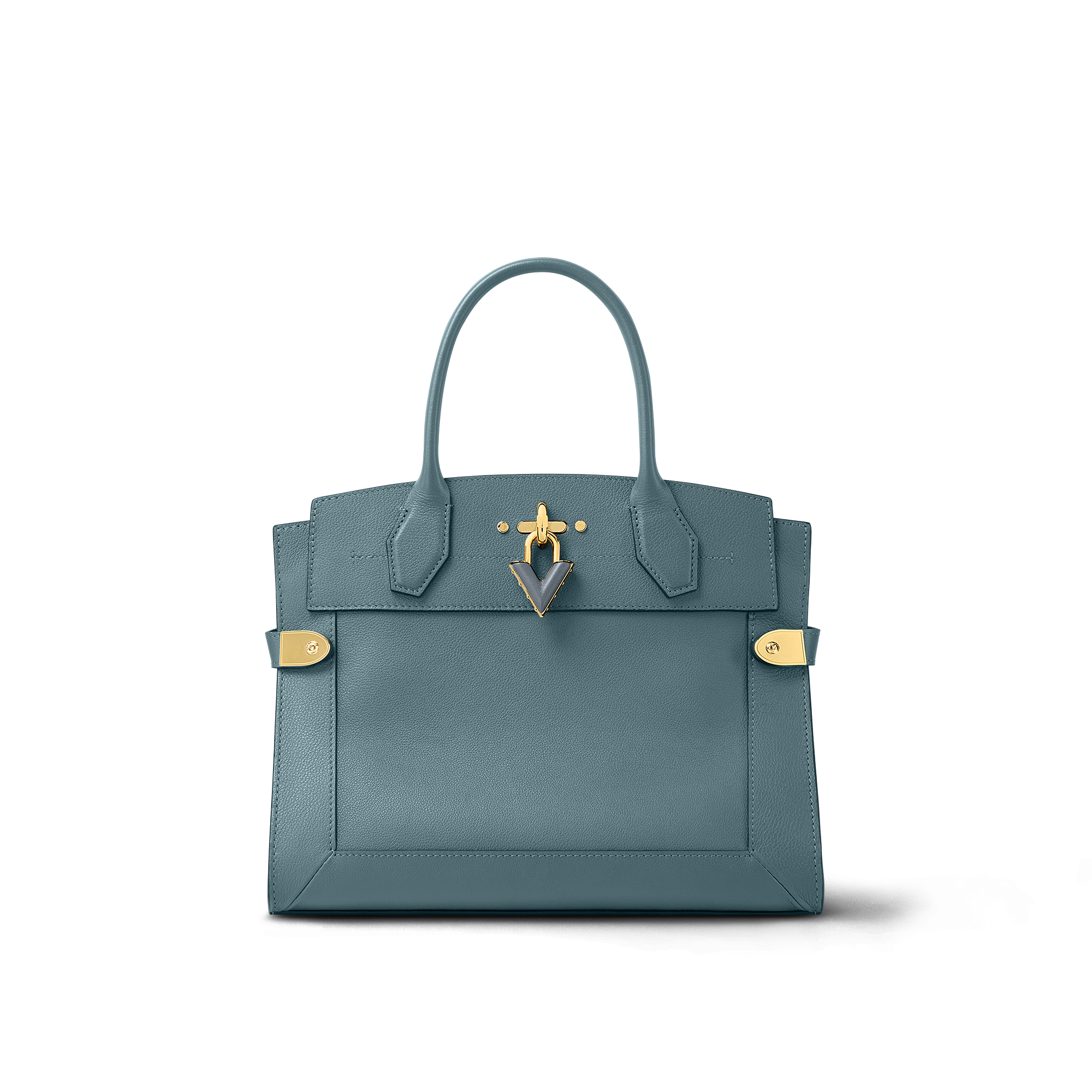 Louis Vuitton Steamer MM H27 – Women – Handbags M21249 Blue Denim