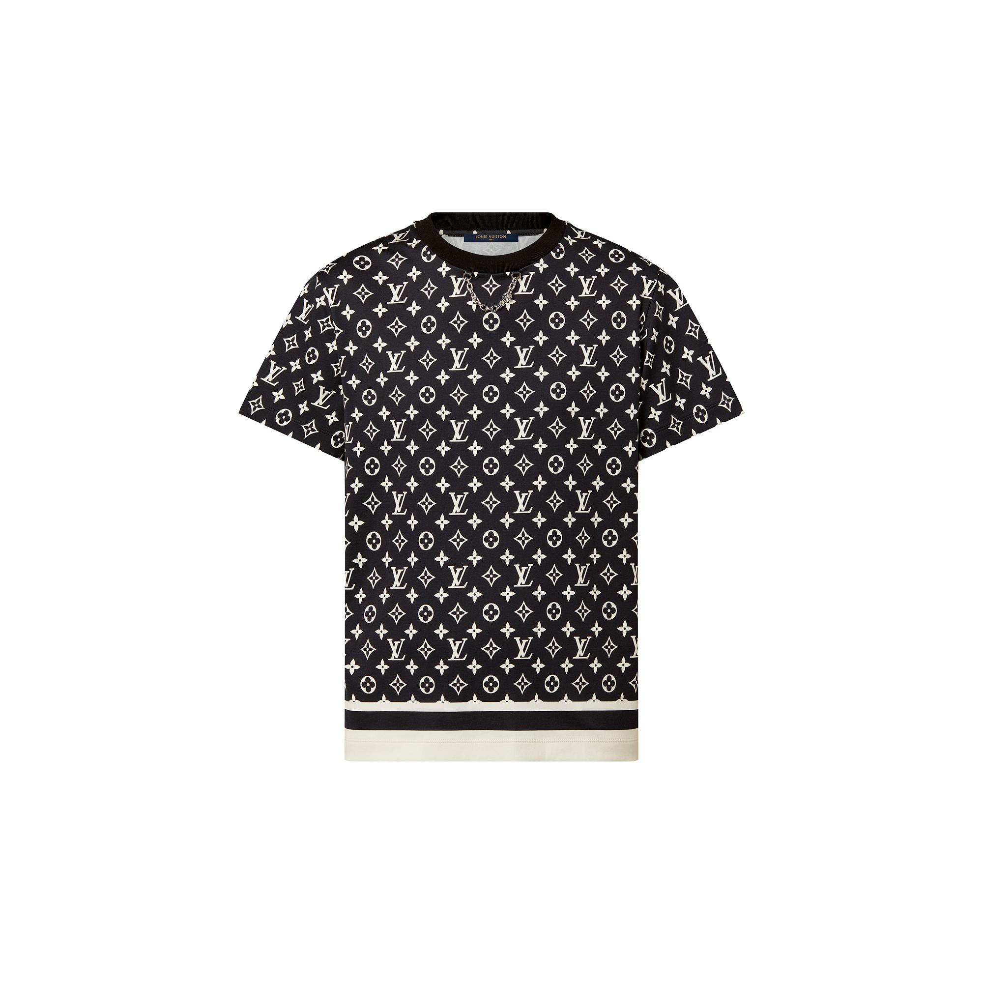 Louis Vuitton Stripe Accent Monogram T-Shirt – Women – Ready-to-Wear 1AALK1 S