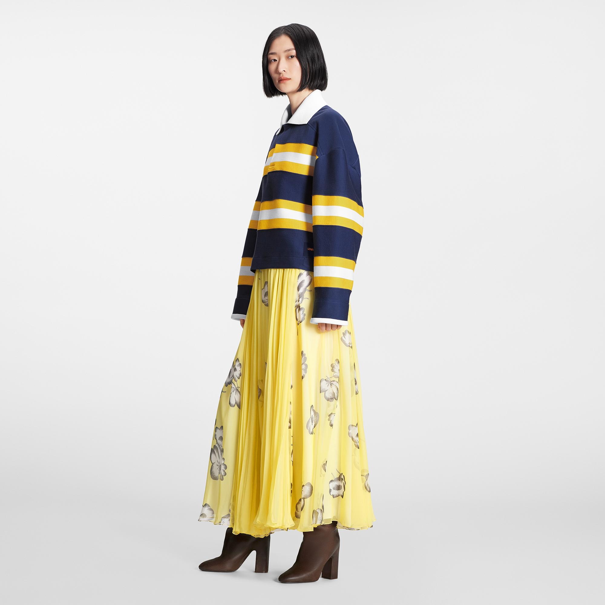 Louis Vuitton Striped Polo Pullover – Women – Ready-to-Wear 1AAMN8 S