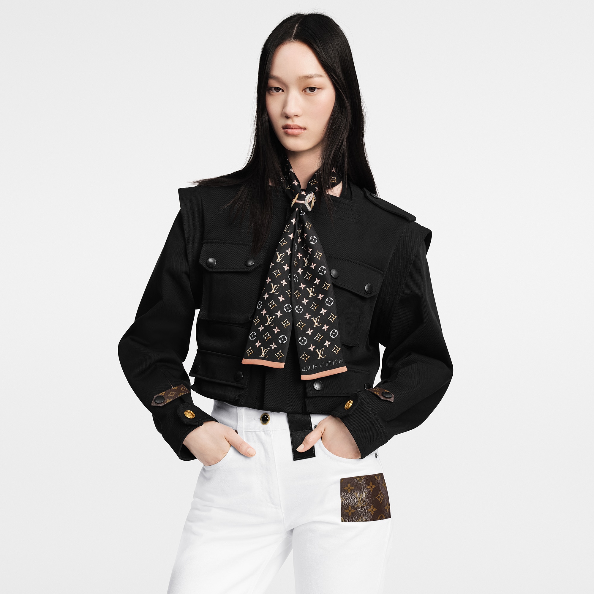 Louis Vuitton Vivienne And Beyond Bandeau – Women – Accessories M78132 Black