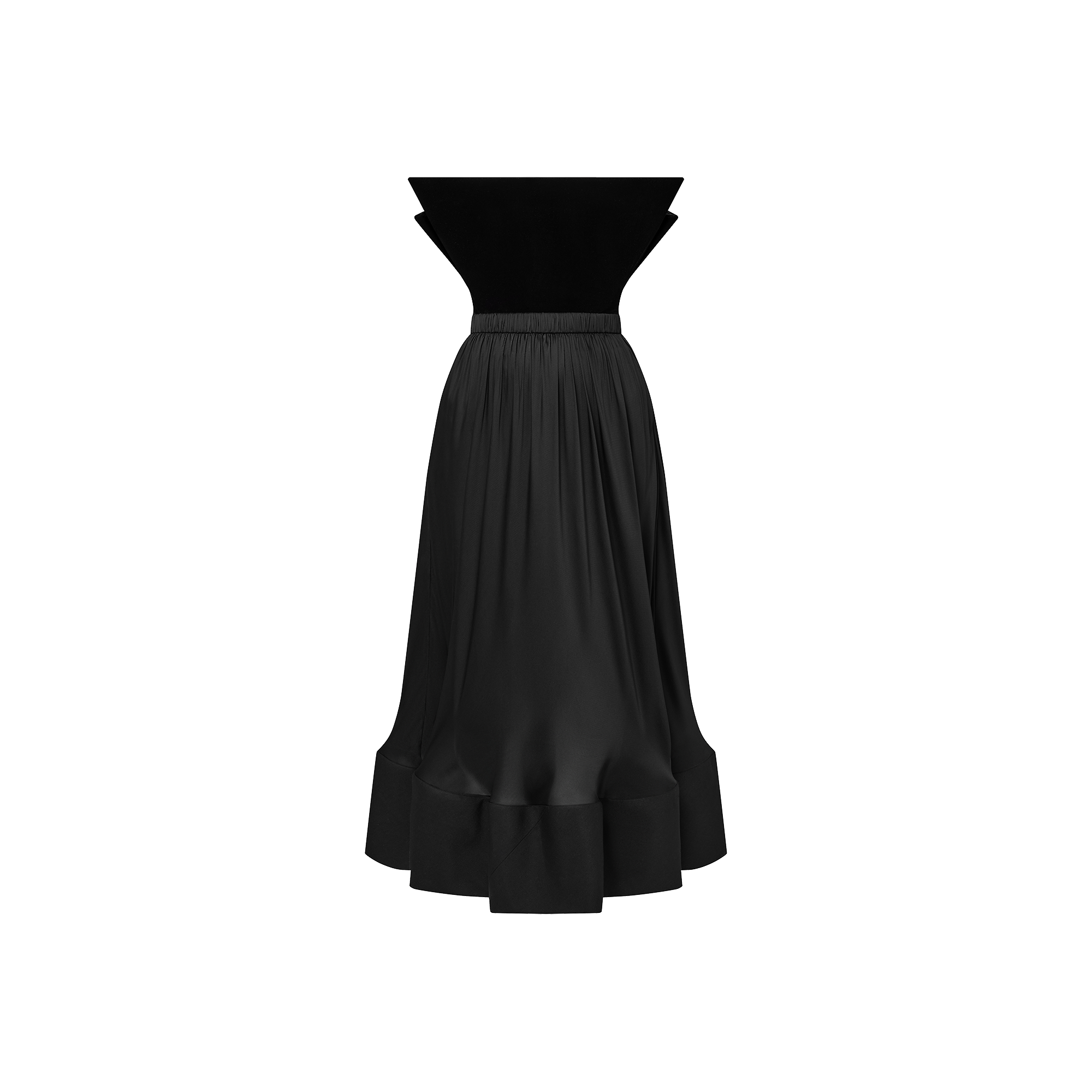 Louis Vuitton 3D Bustier Velvet Hem Dress – Women – Ready-to-Wear 1AC2N4