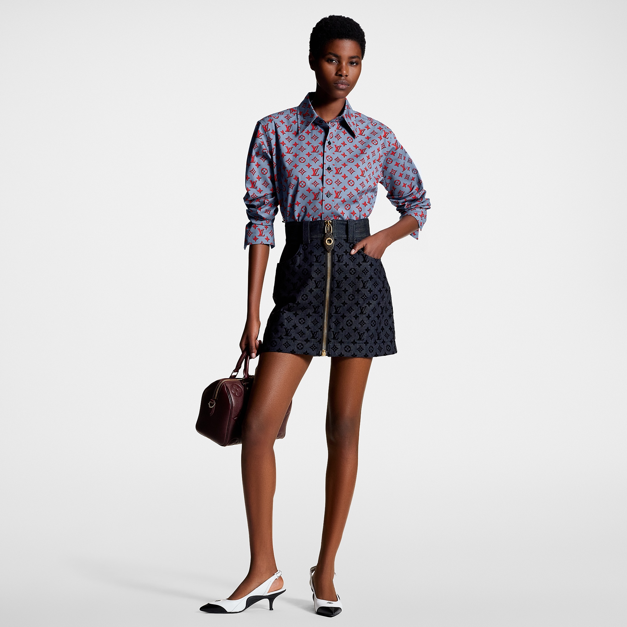 Louis Vuitton 3D Monogram Shirt – Women – Ready-to-Wear 1ABQQ6