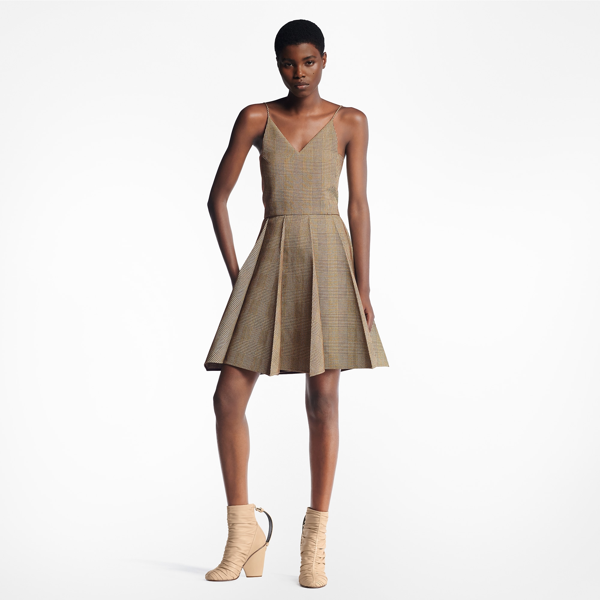 Louis Vuitton A-line Pleated Dress – Women – Ready-to-Wear 1AC4O2
