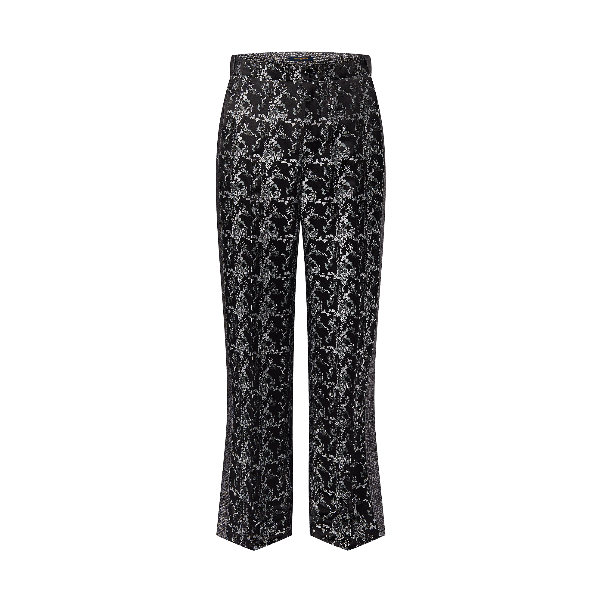 Louis Vuitton Abstract Jacquard Flared Pants – Women – Ready-to-Wear 1AC46W Black