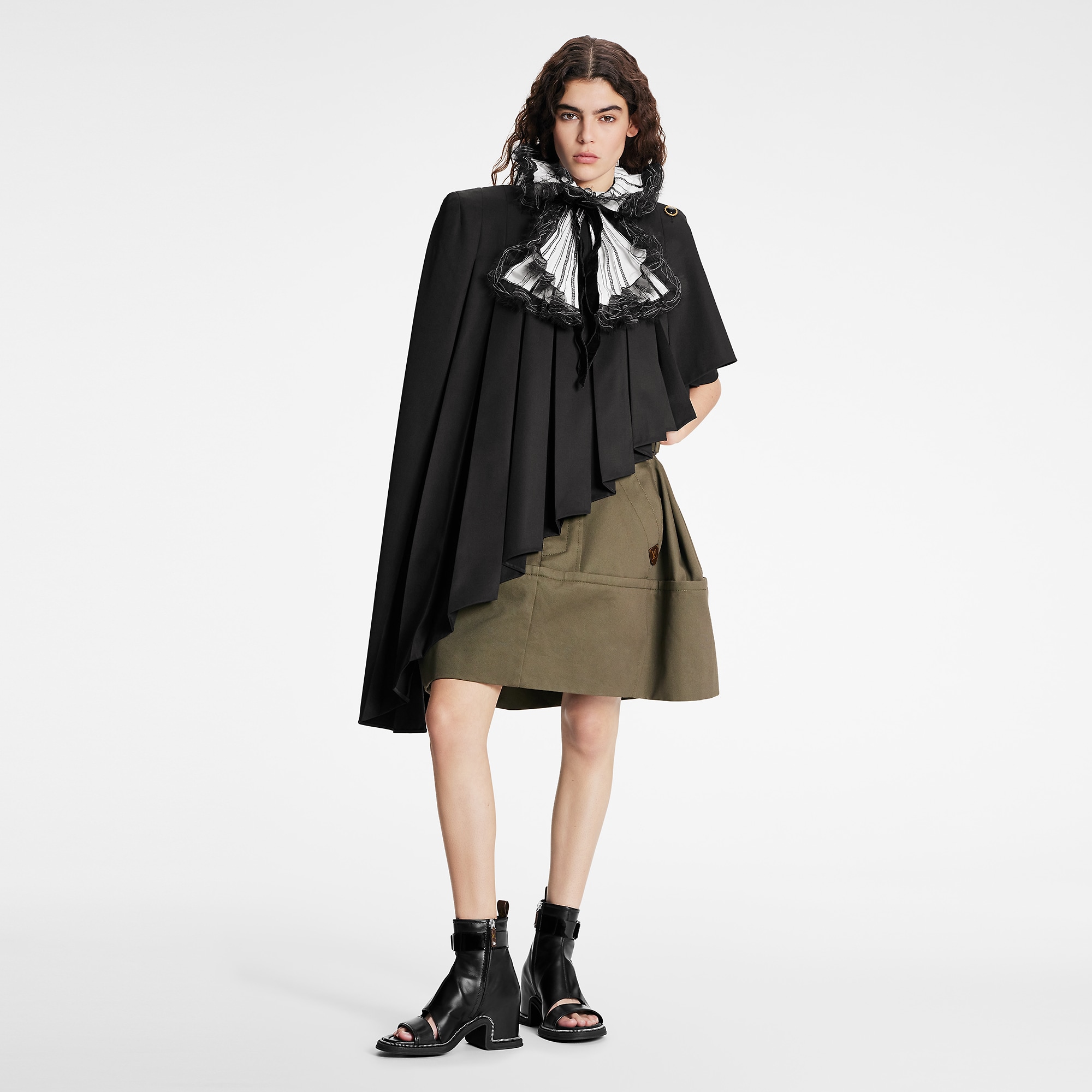 Louis Vuitton Asymmetrical Pleated Cape – Women – Ready-to-Wear 1A9WJJ