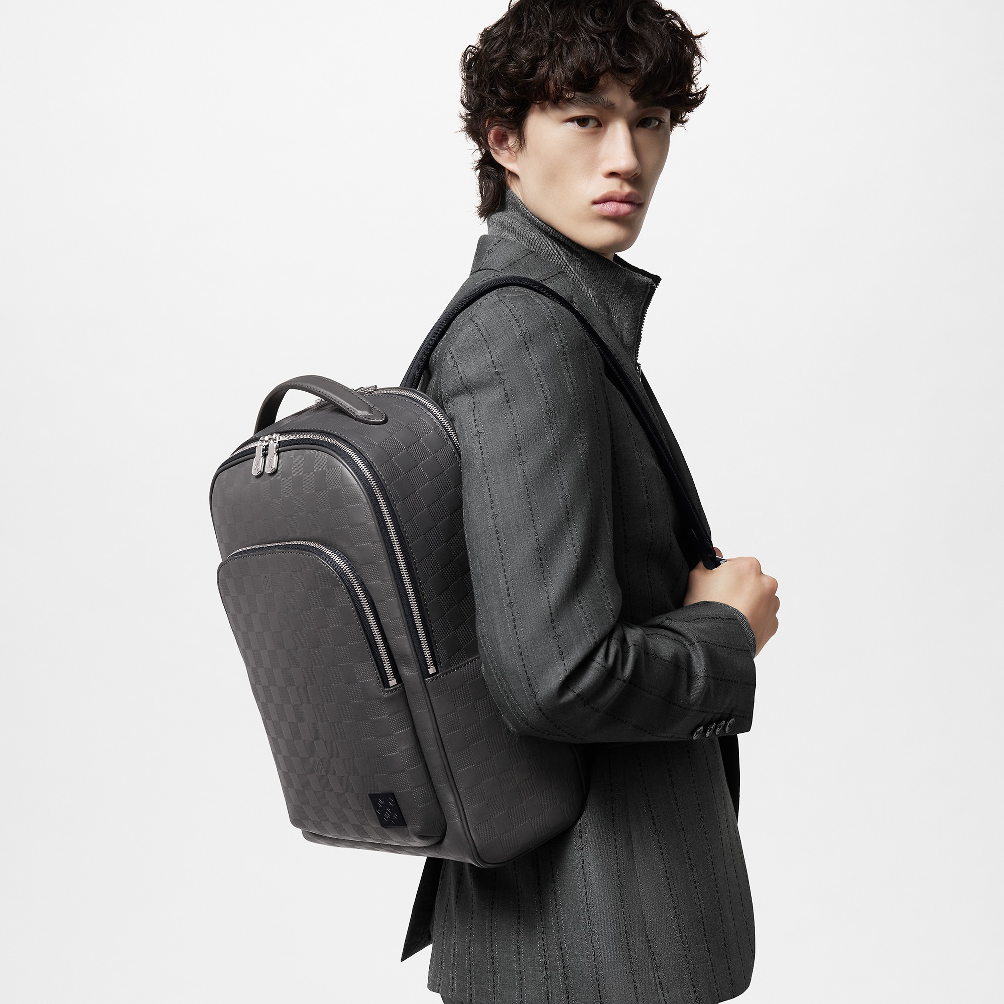 Louis Vuitton Avenue Backpack Damier Infini Leather – Men – Bags N40501