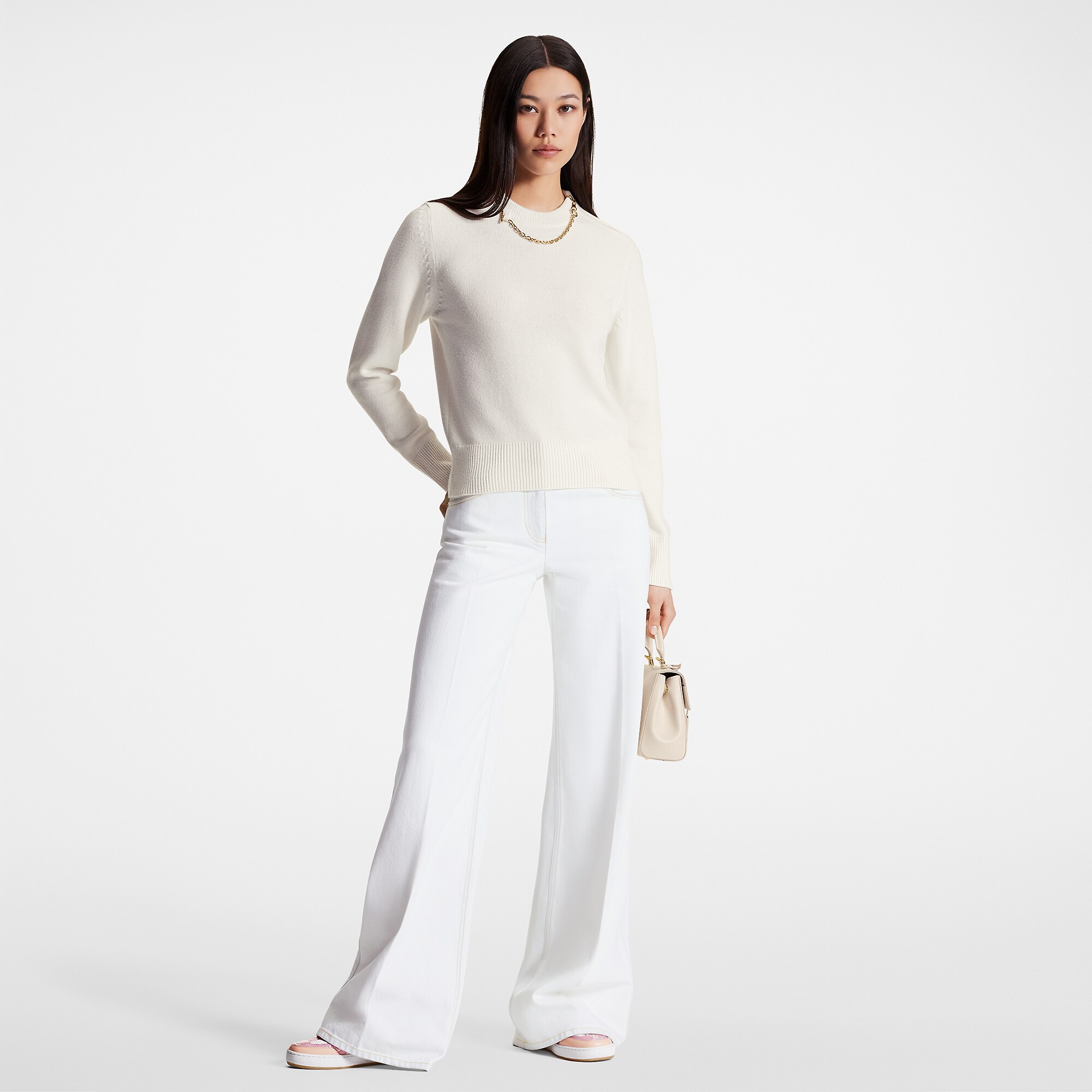 Louis Vuitton Chain Detail Cashmere Sweater – Women – Ready-to-Wear 1ABYBH