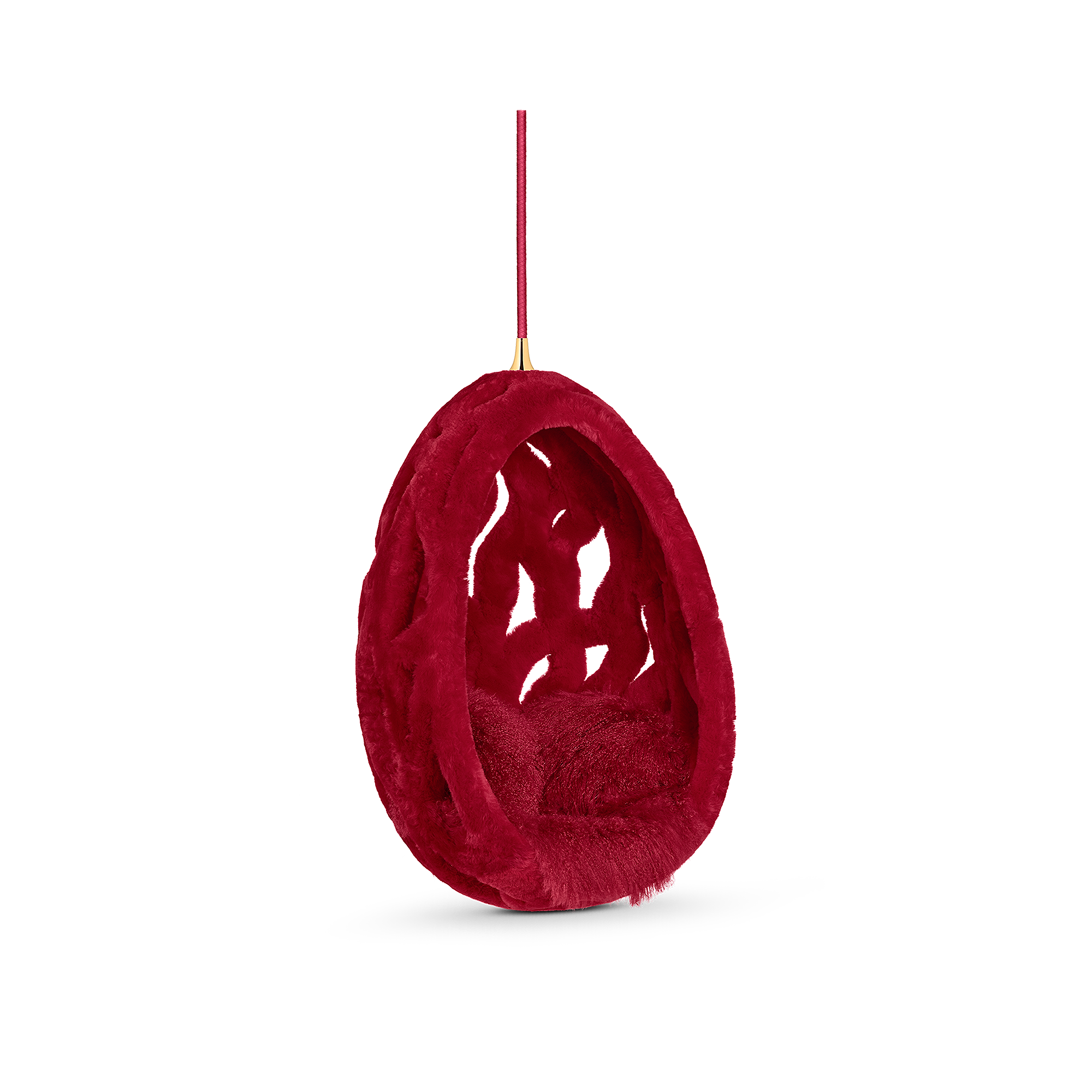 Louis Vuitton Cocoon By Campana Brothers Fur – Art of Living – Home R98357 Red