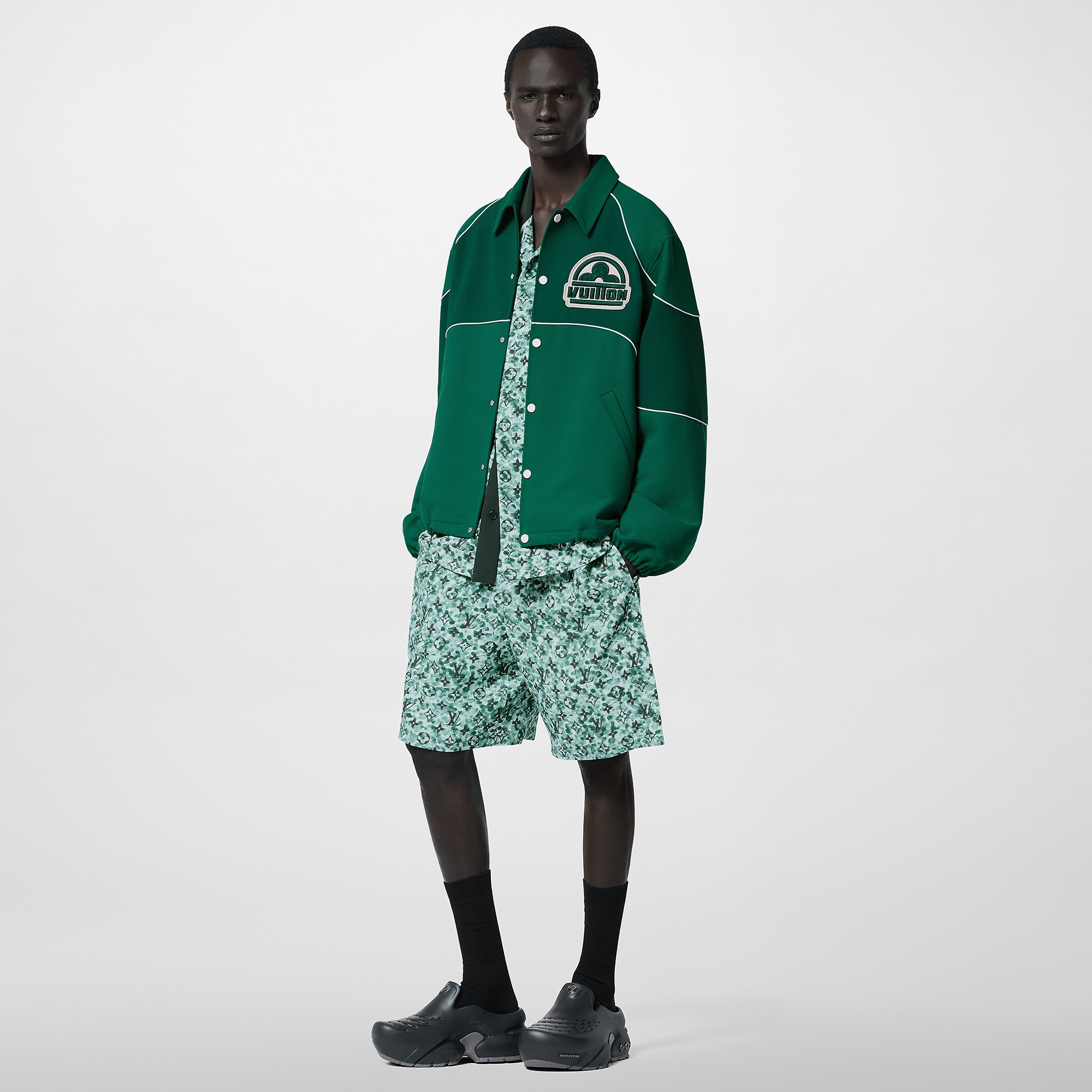 Louis Vuitton Cotton Coach Jacket – Men – Ready-to-Wear 1ABJ0T
