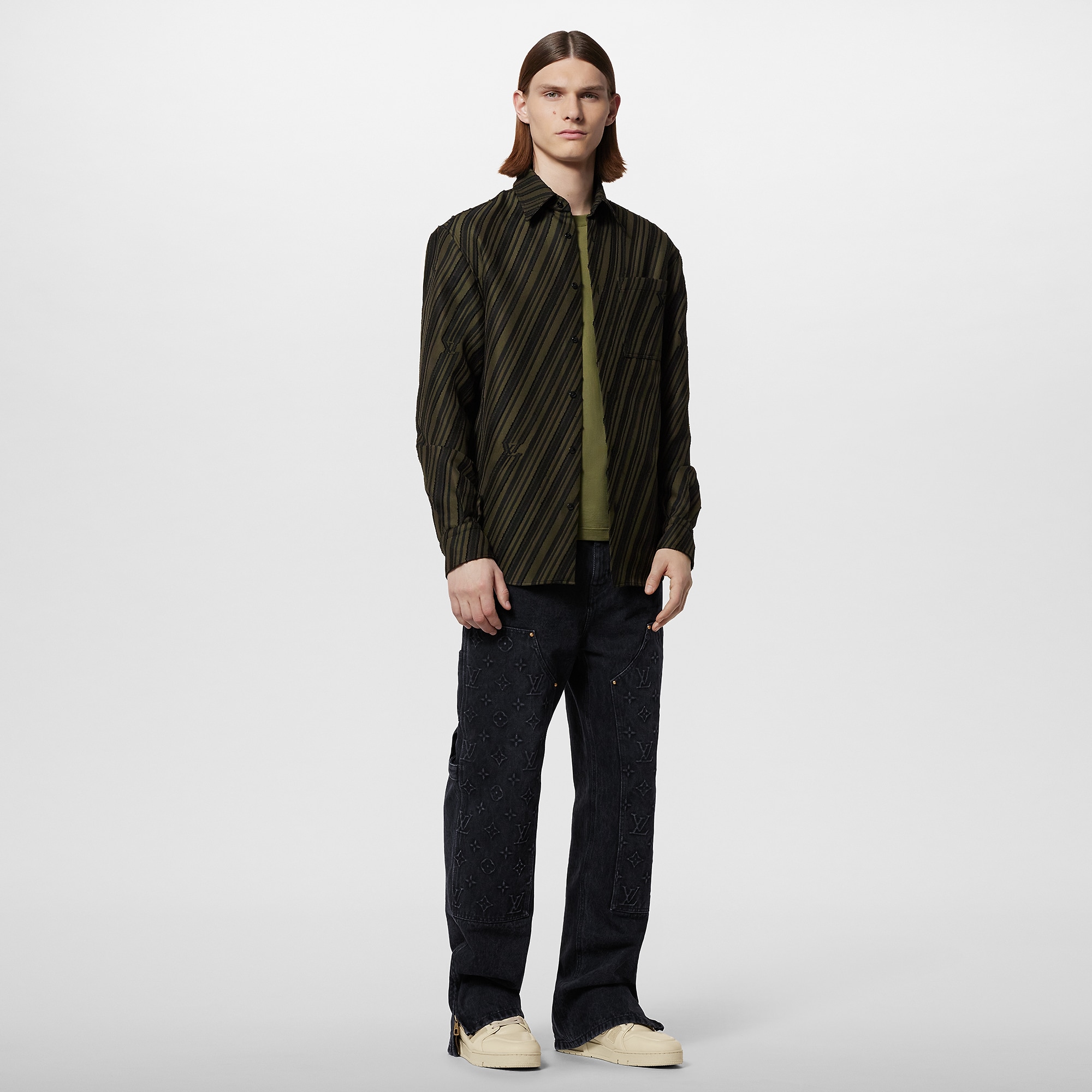 Louis Vuitton Cotton Jacquard Shirt – Men – Ready-to-Wear 1AFAU9