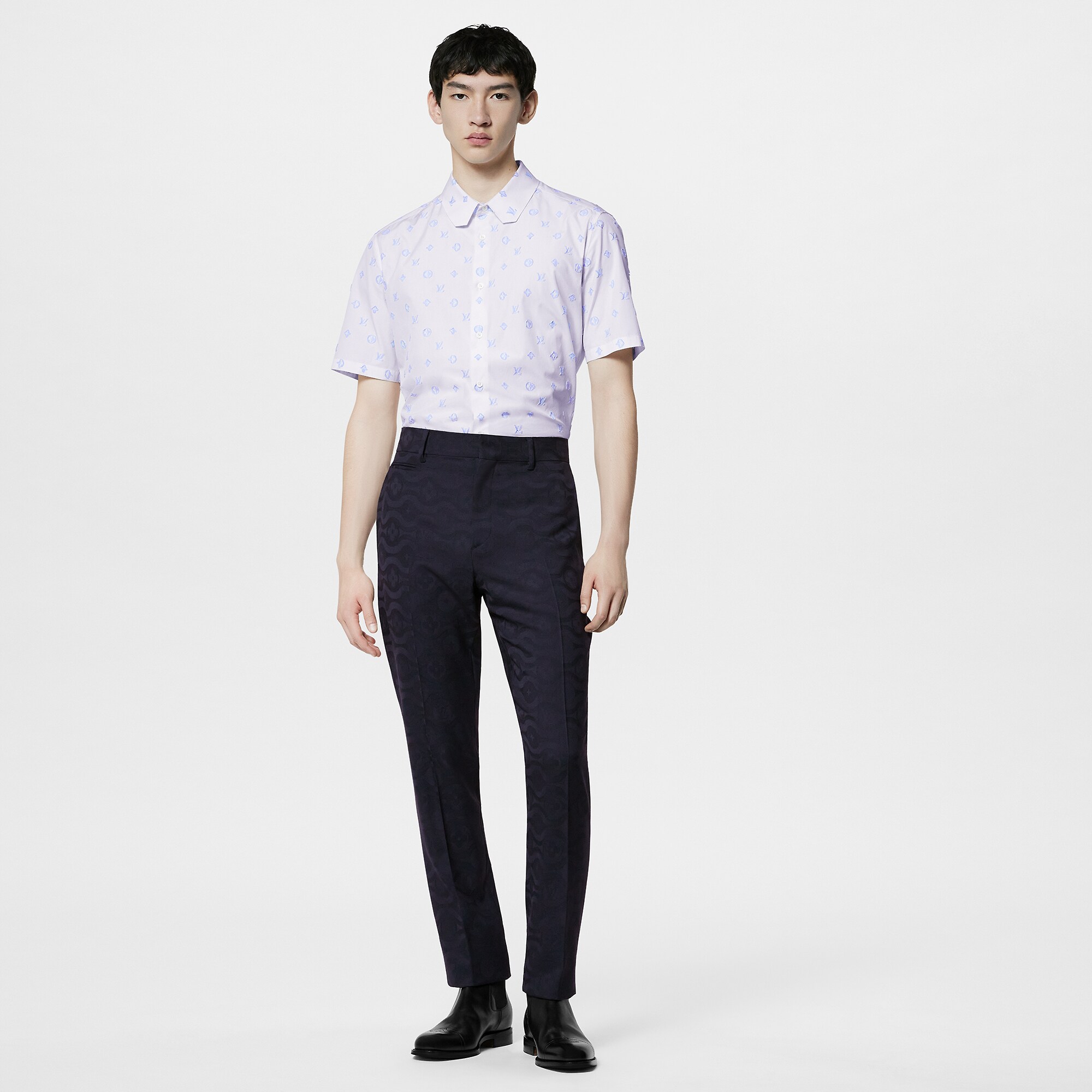 Louis Vuitton Cotton Short-Sleeved Shirt – Men – Ready-to-Wear 1ABJS2