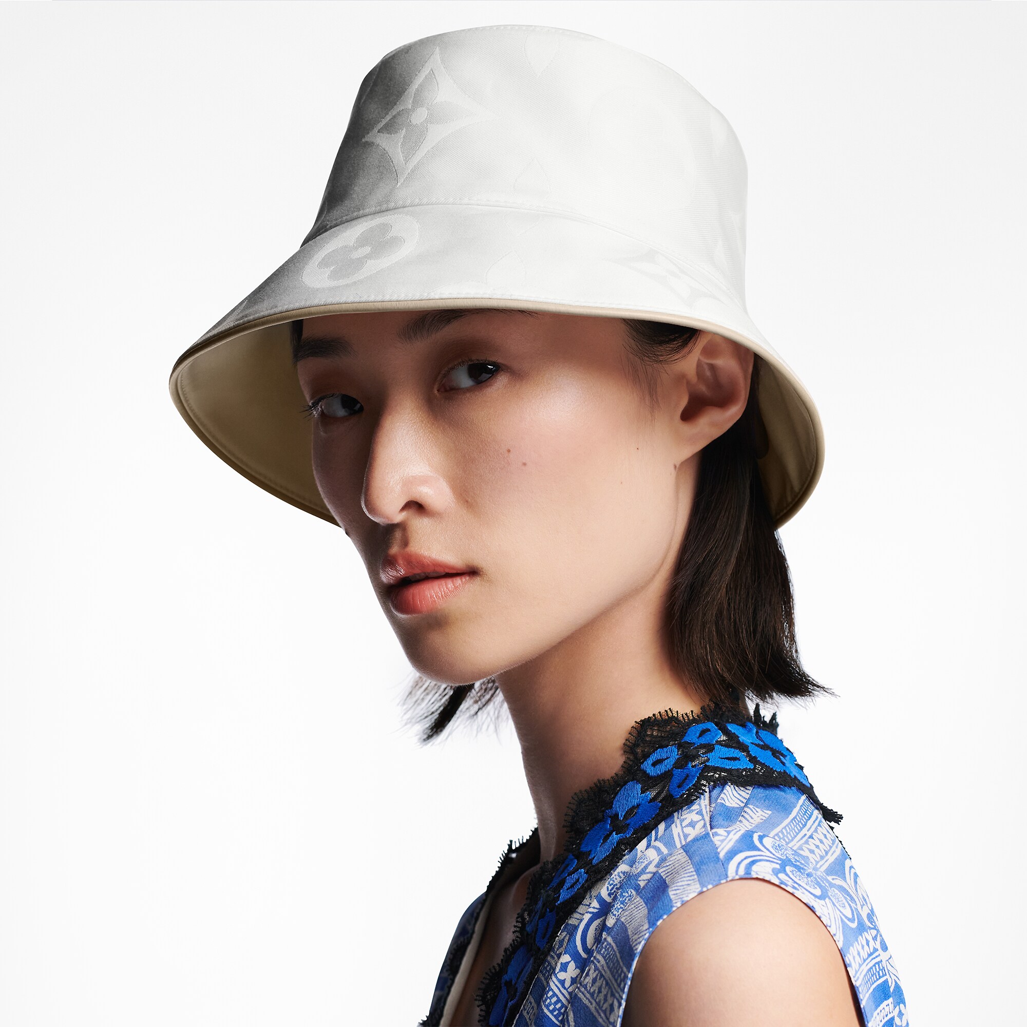 Louis Vuitton Dailygram Bucket Hat S00 – Women – Accessories M7163M White