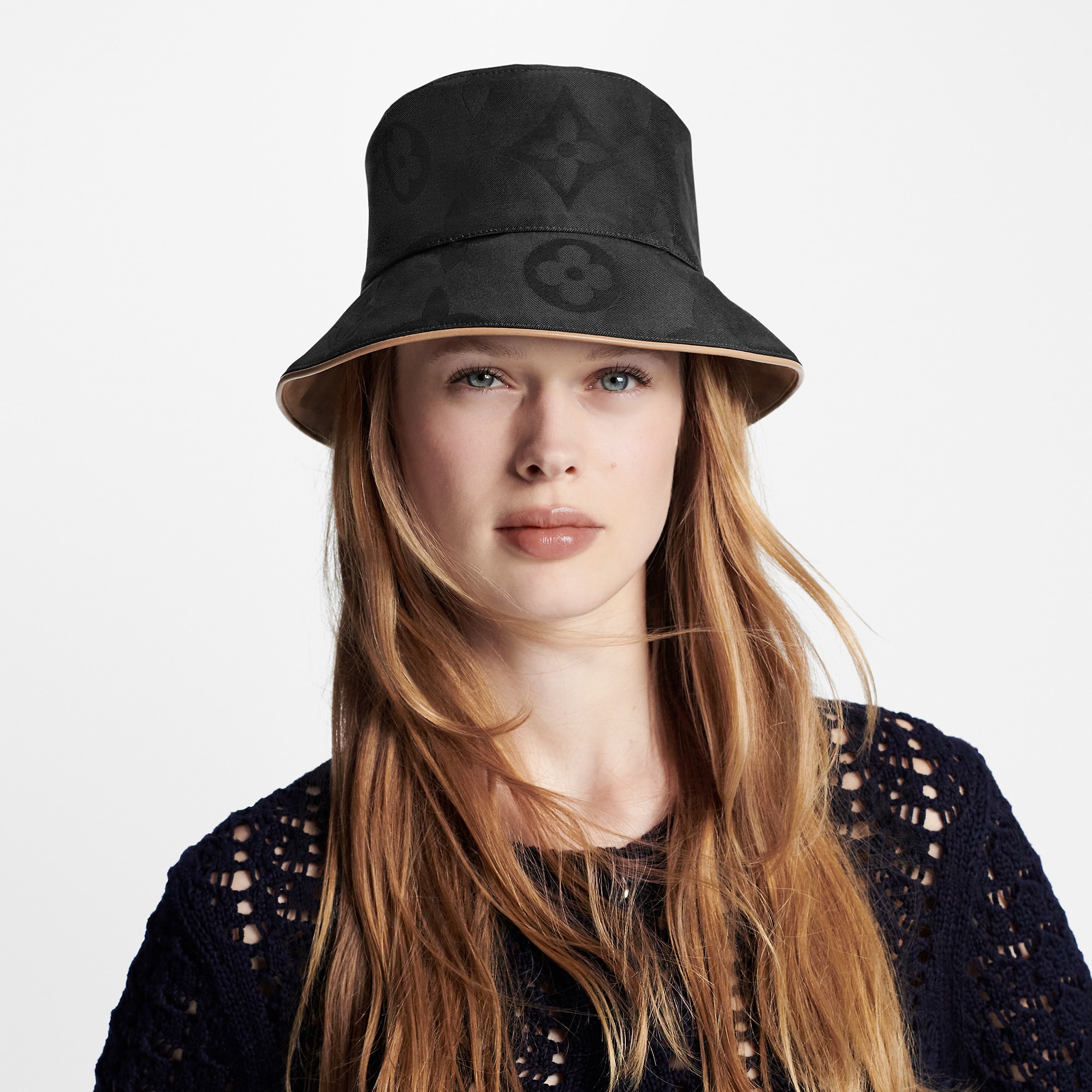 Louis Vuitton Dailygram Bucket Hat S00 – Women – Accessories M7164S Black