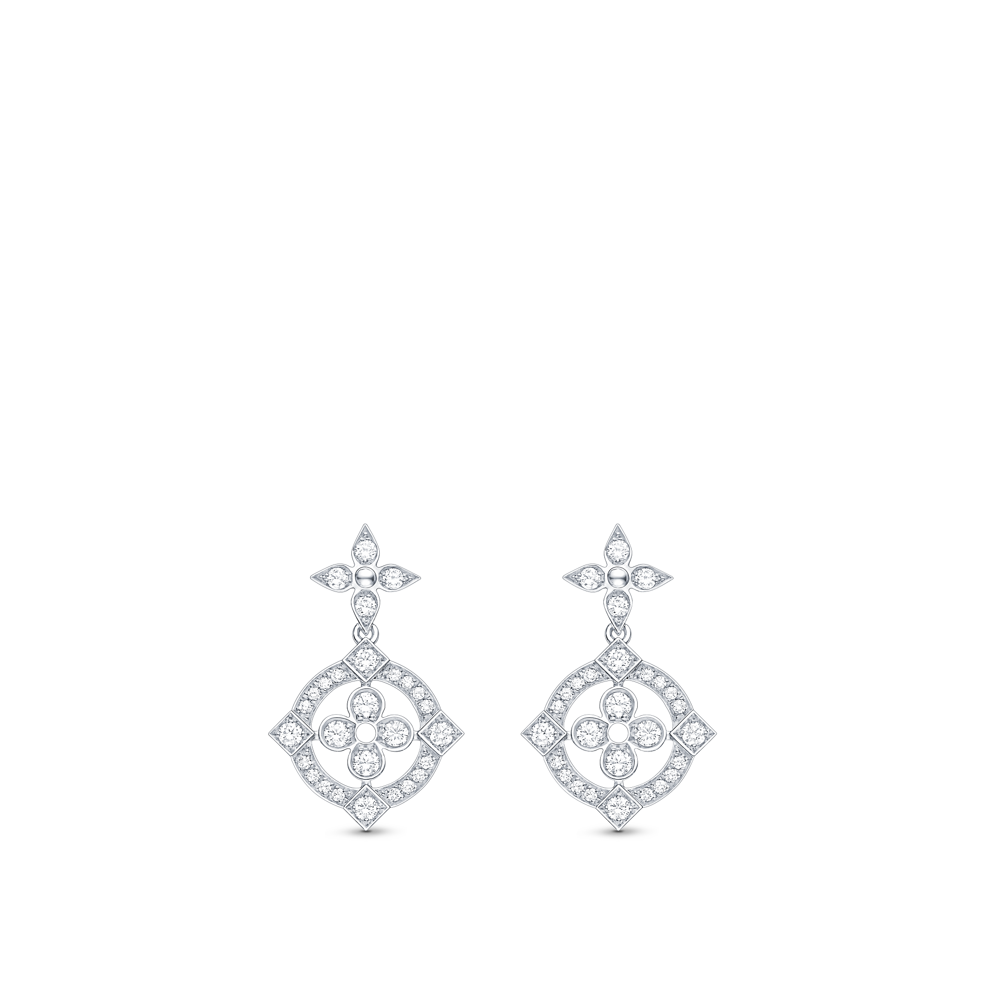 Louis Vuitton Dentelle Earrings, White Gold And Diamonds – Jewelry – Categories Q96760