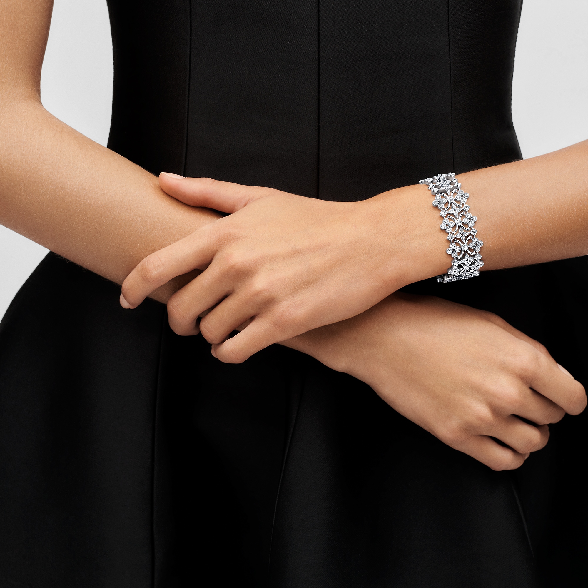 Louis Vuitton Dentelle Masterpiece Bracelet, White Gold And Diamonds – Jewelry – Categories Q95723