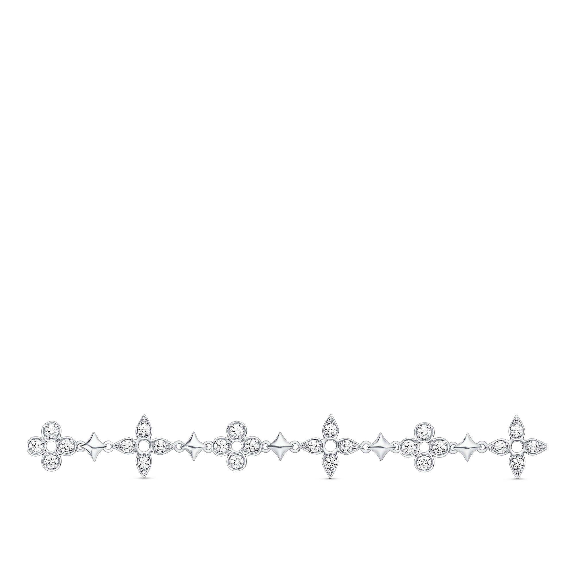 Louis Vuitton Dentelle One Row Bracelet, White Gold And Diamonds – Jewelry – Categories Q95830